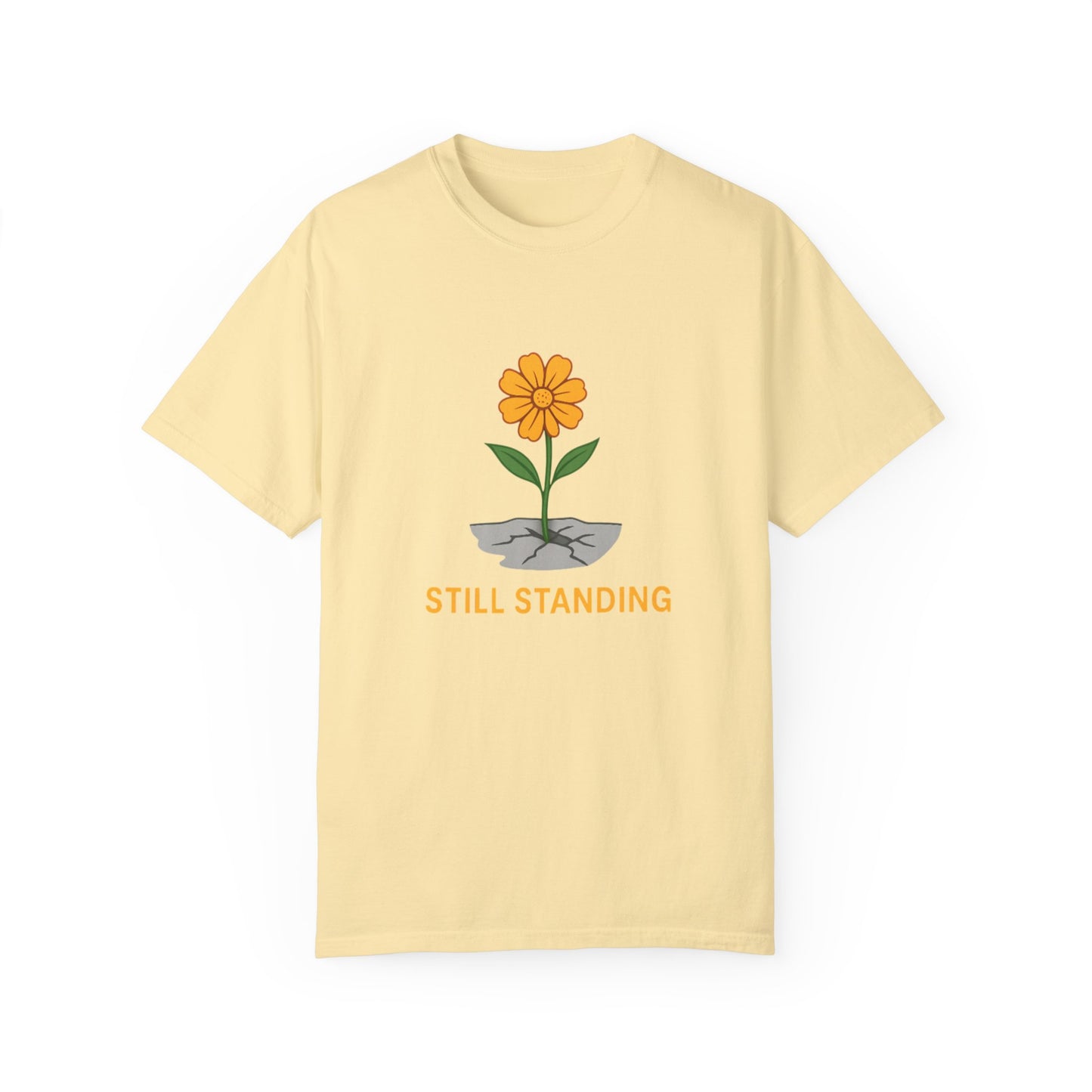 Inspirational Flower T-shirt - 'STILL STANDING'