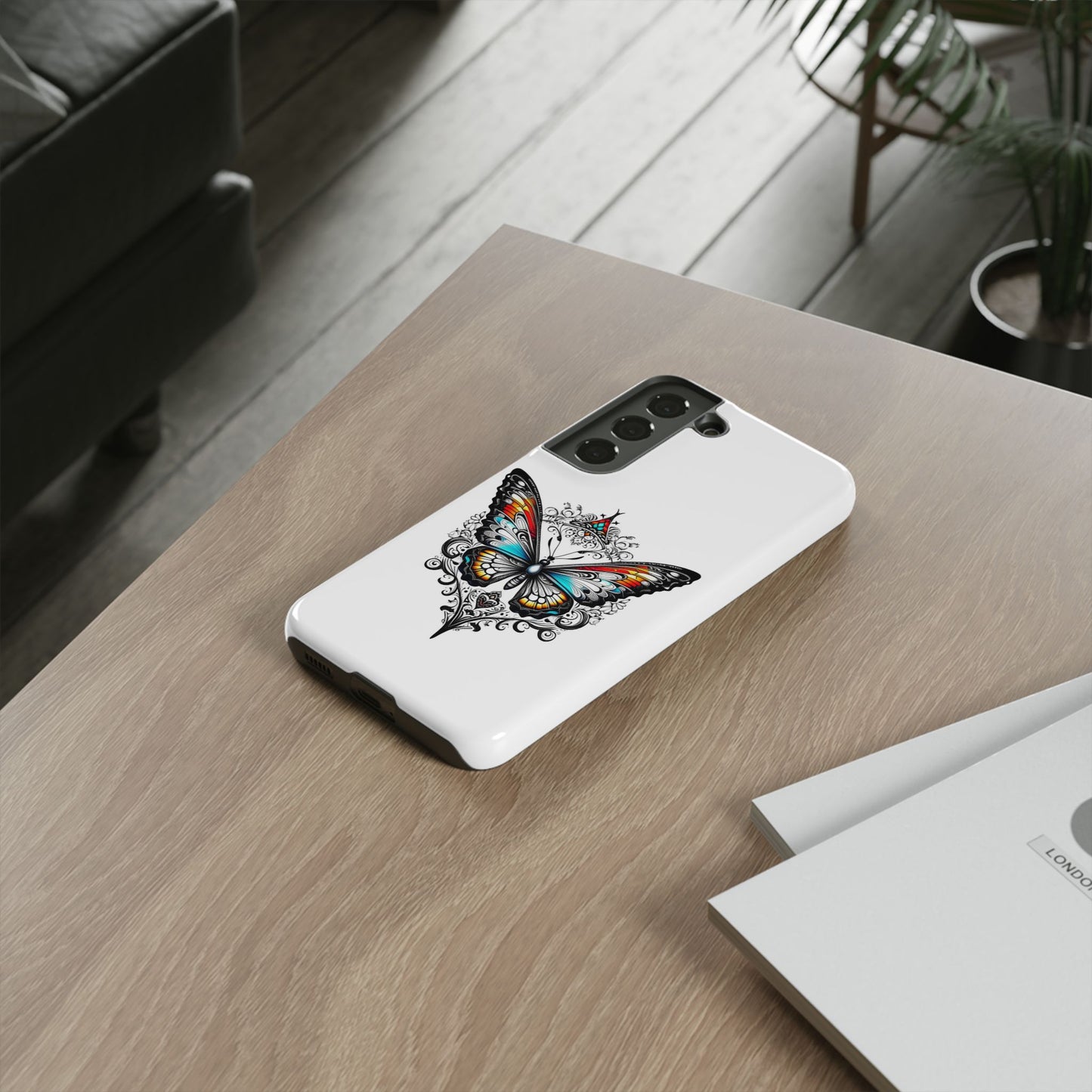 Butterfly Tough Case - Stylish Phone Protection