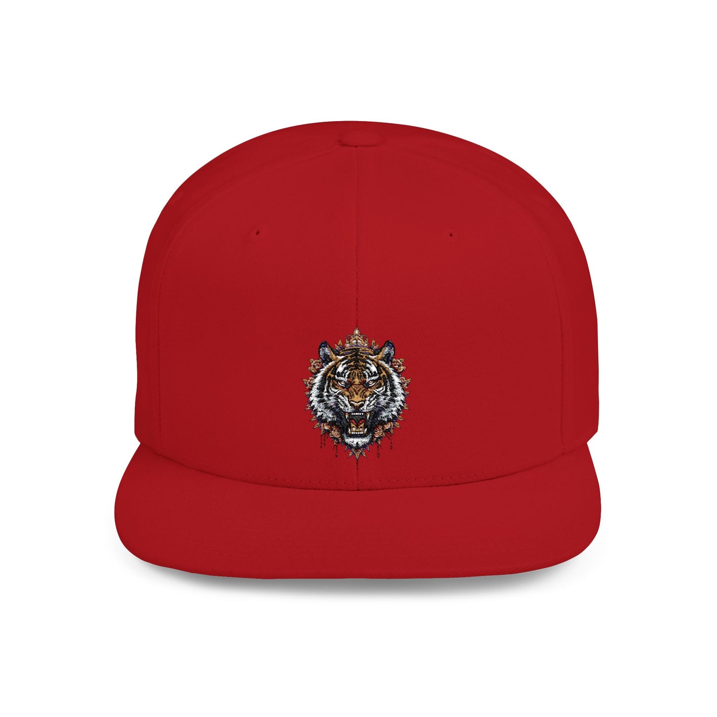 Flat Bill Snapback-Traditional tiger