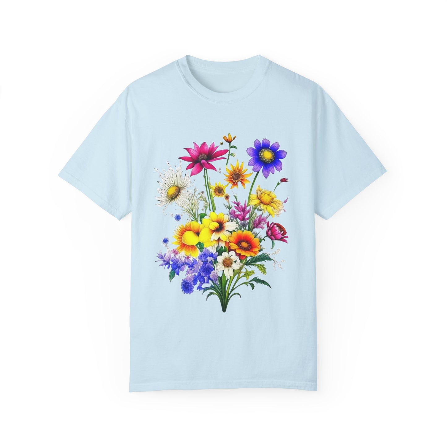 Floral Bouquet Unisex T-Shirt – Perfect for Spring Celebrations