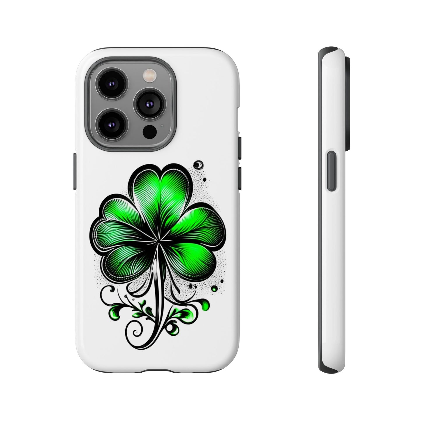 St. Patrick's Day Shamrock Phone Case - Tough & Stylish