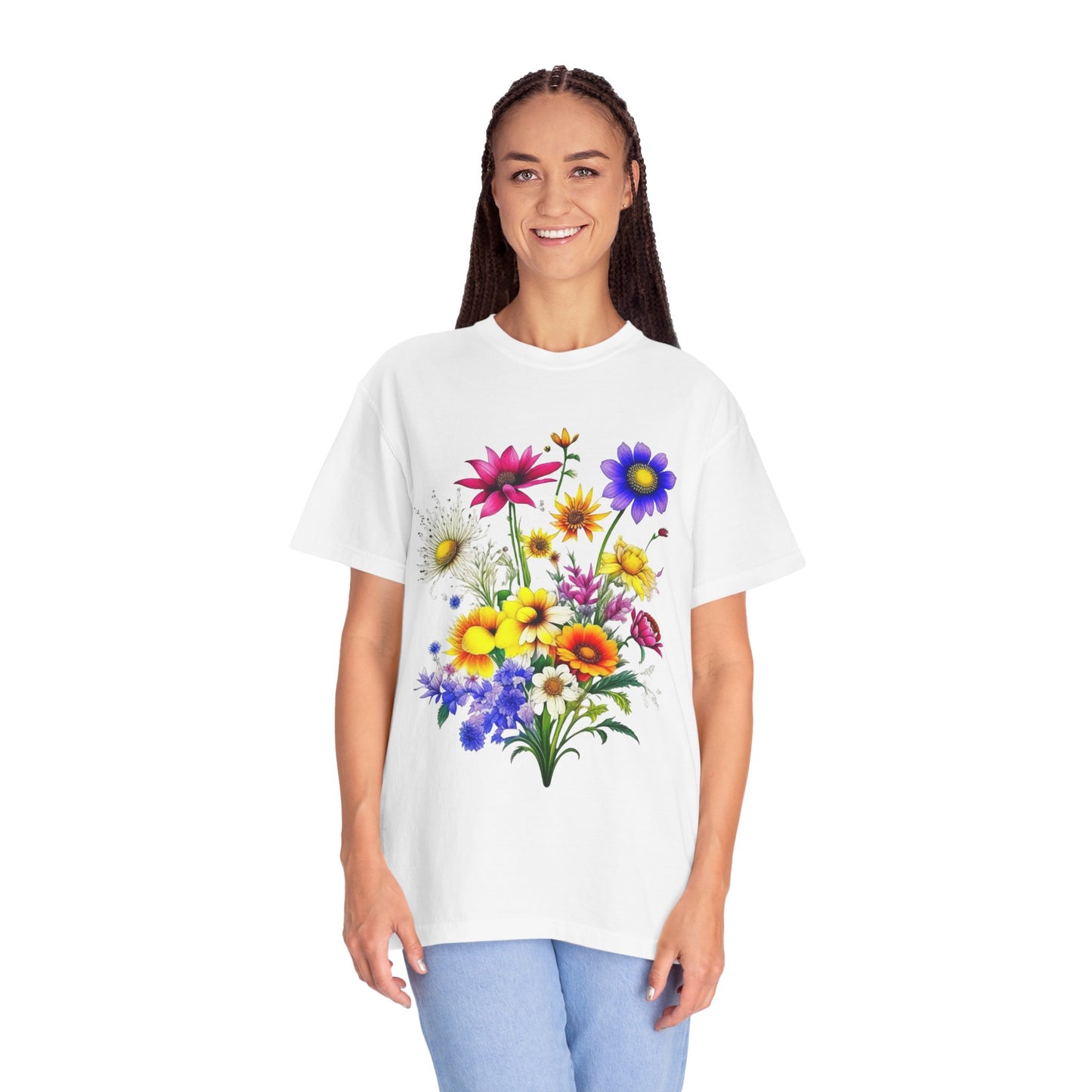 Floral Bouquet Unisex T-Shirt – Perfect for Spring Celebrations