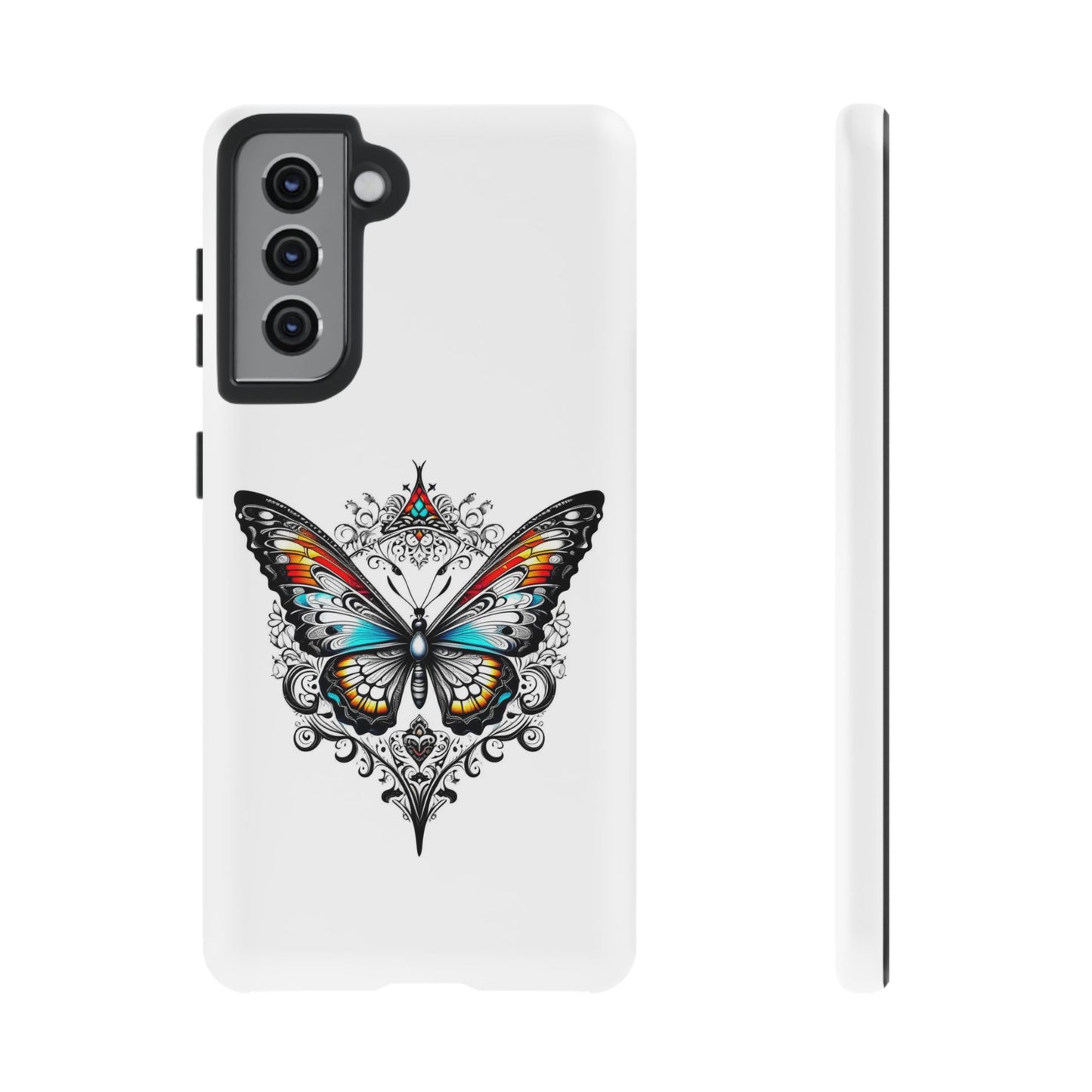 Butterfly Tough Case - Stylish Phone Protection