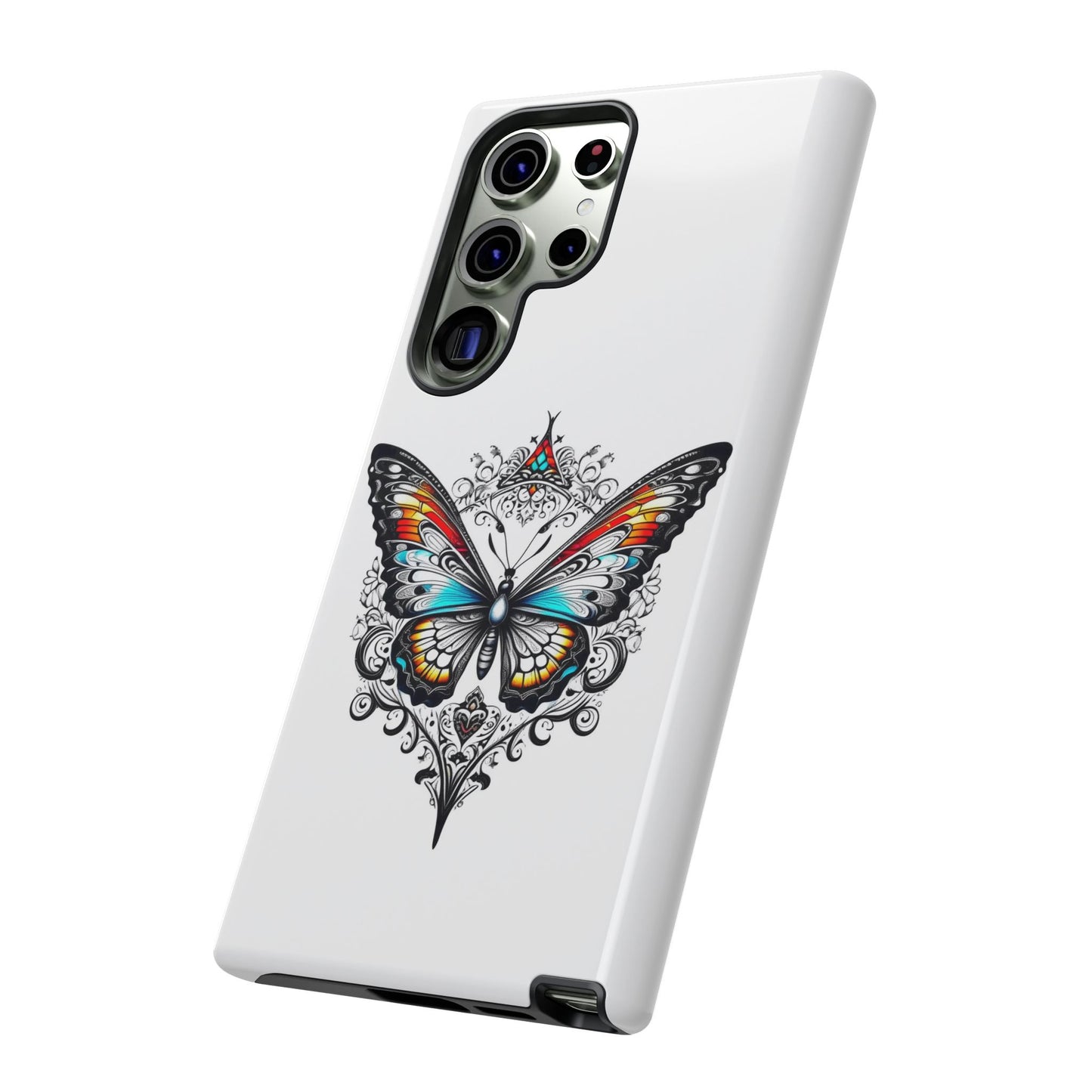 Butterfly Tough Case - Stylish Phone Protection