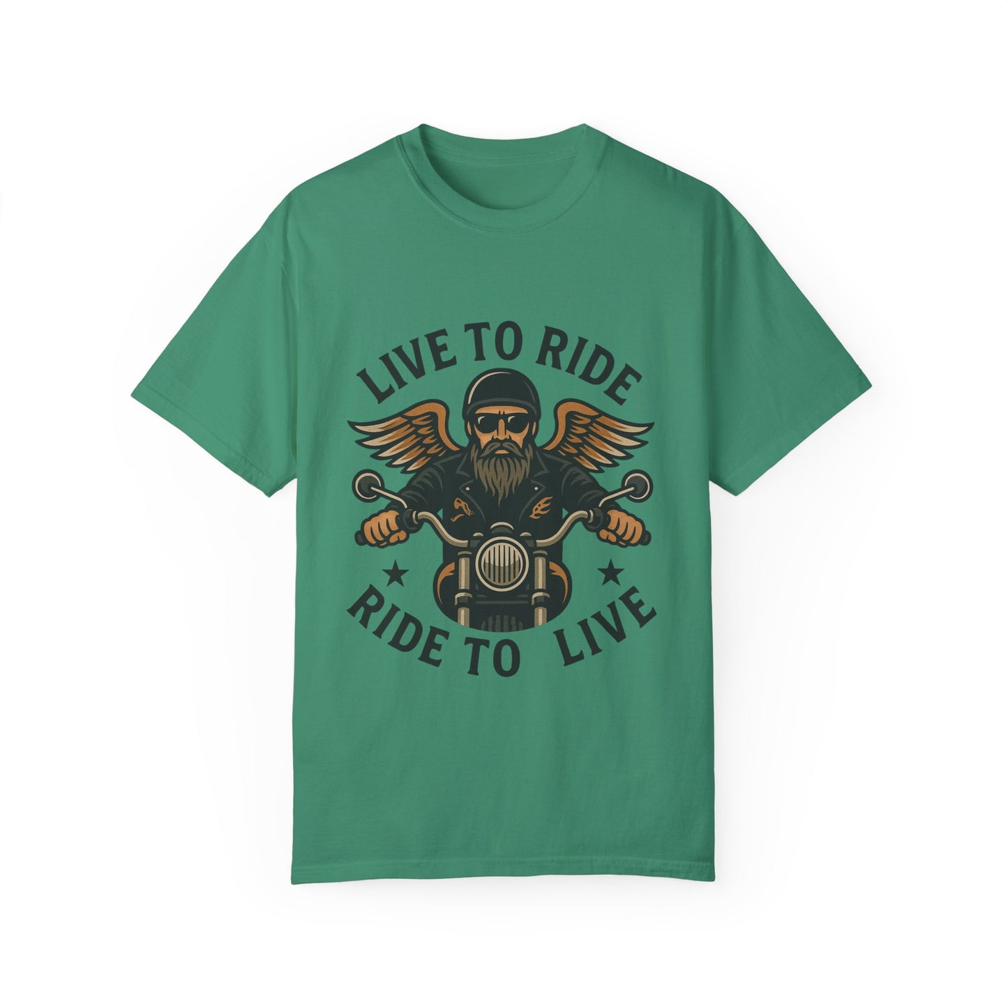 Live to Ride Motorcycle Unisex T-Shirt - Perfect for Bikers and Adventure Lovers