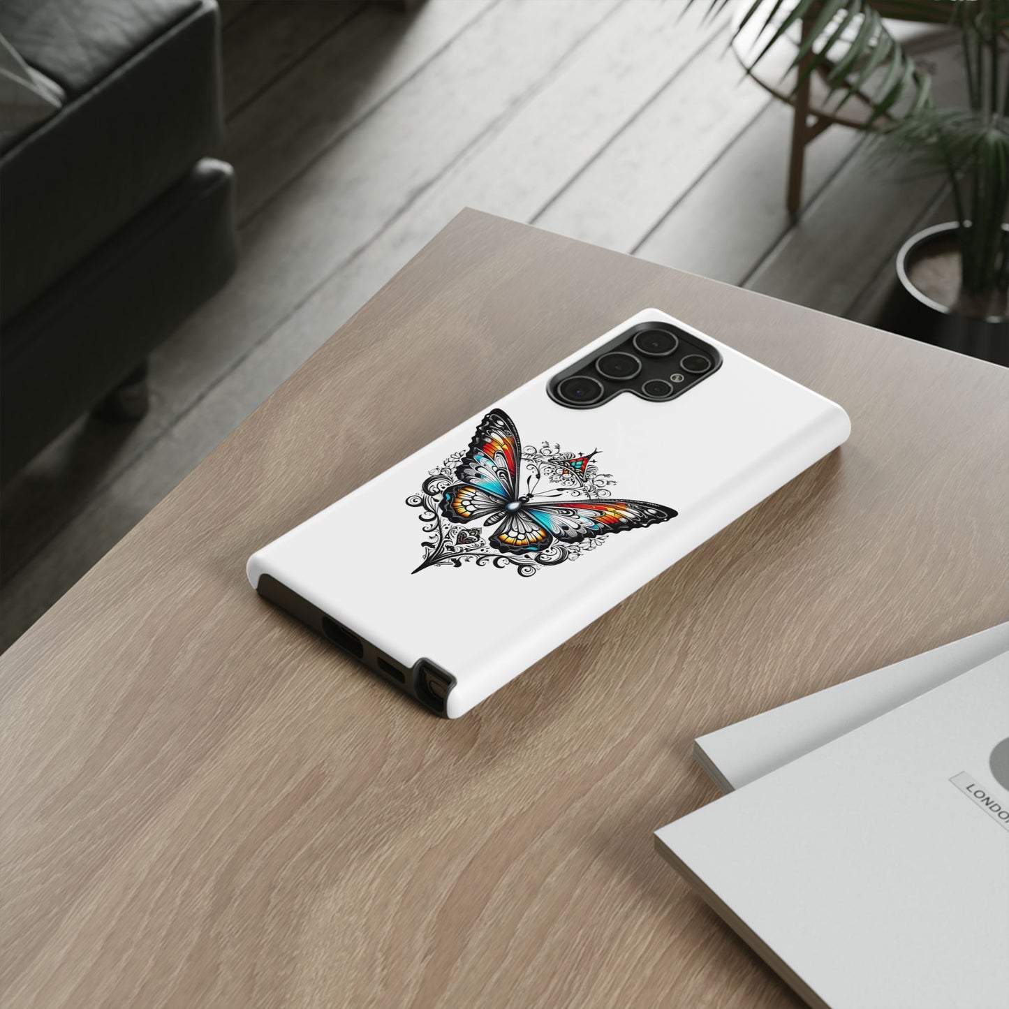 Butterfly Tough Case - Stylish Phone Protection