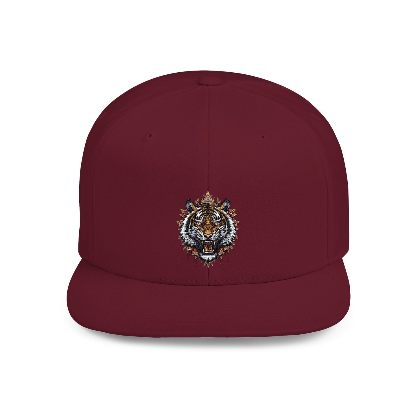 Flat Bill Snapback-Traditional tiger