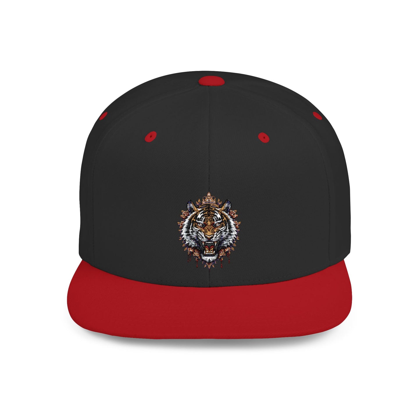 Flat Bill Snapback-Traditional tiger