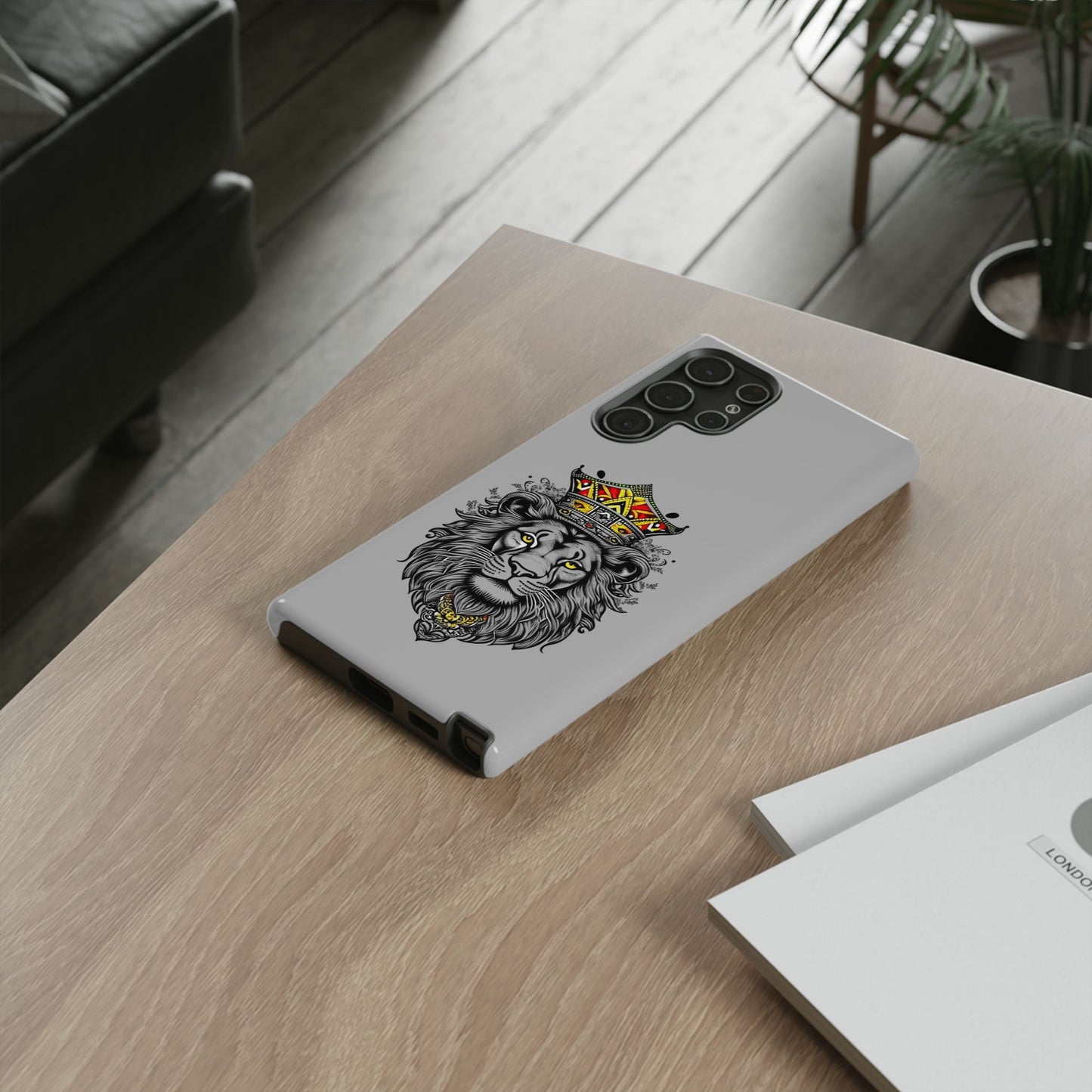 Lion King Phone Case - Tough Cases with Royal Crown Design