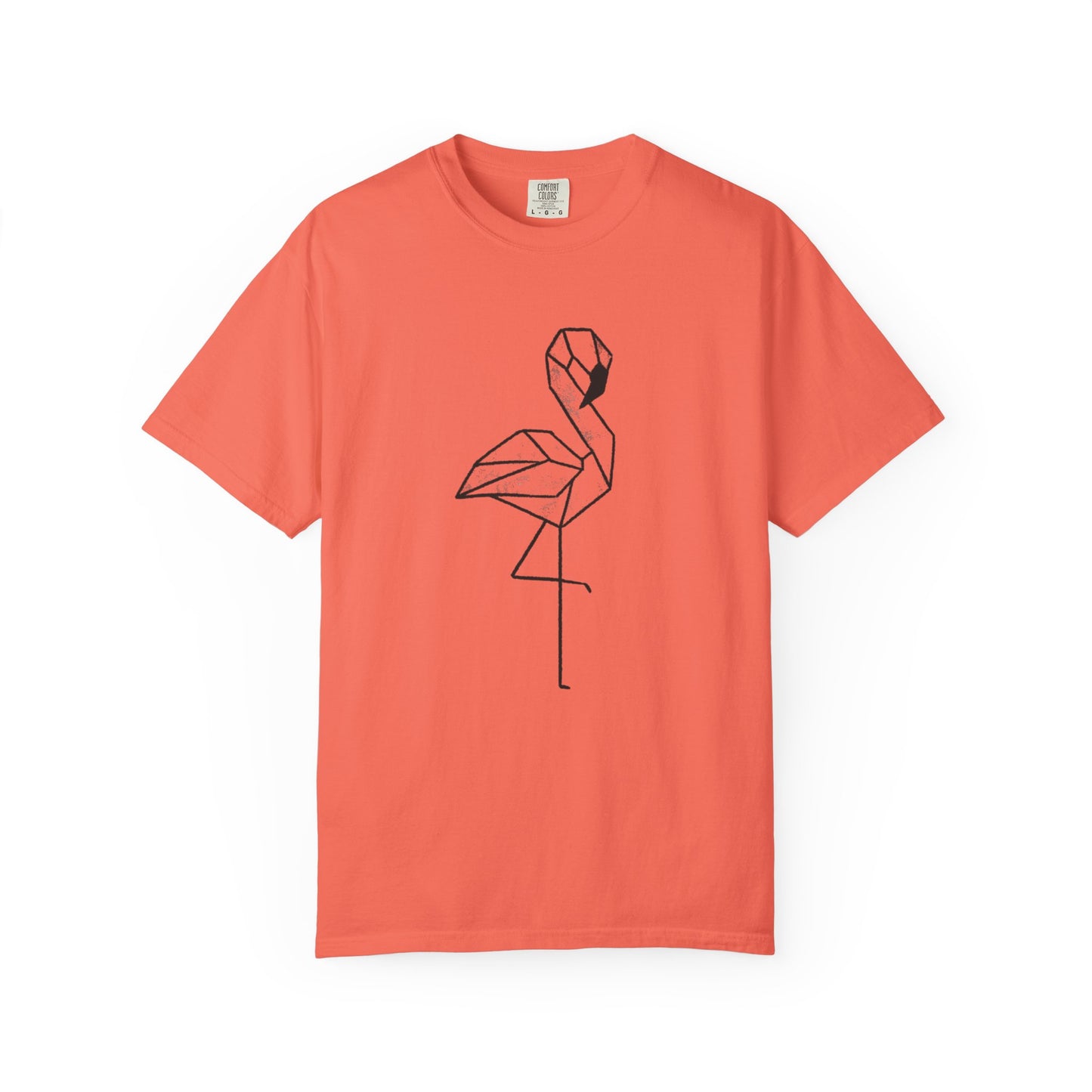 Flamingo Origami Unisex T-shirt