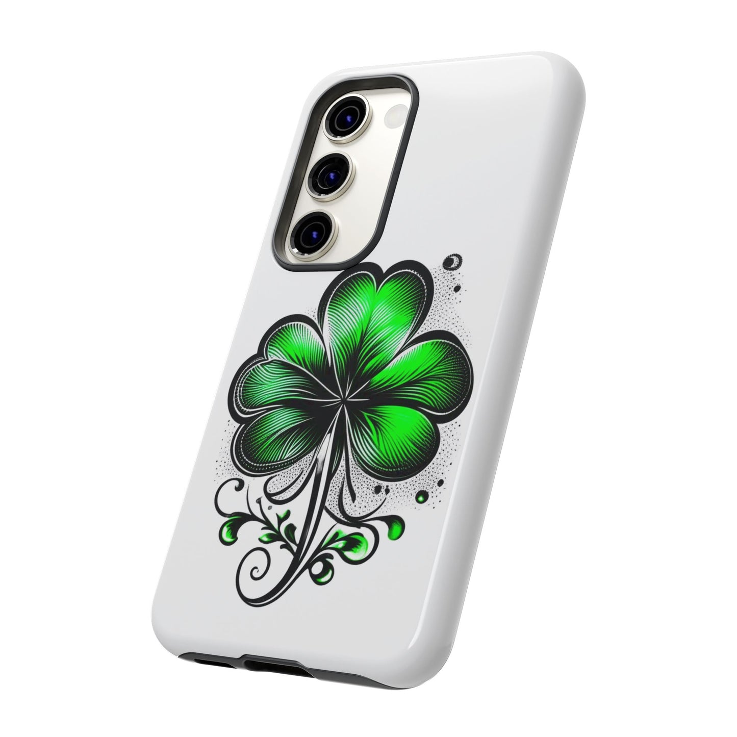 St. Patrick's Day Shamrock Phone Case - Tough & Stylish