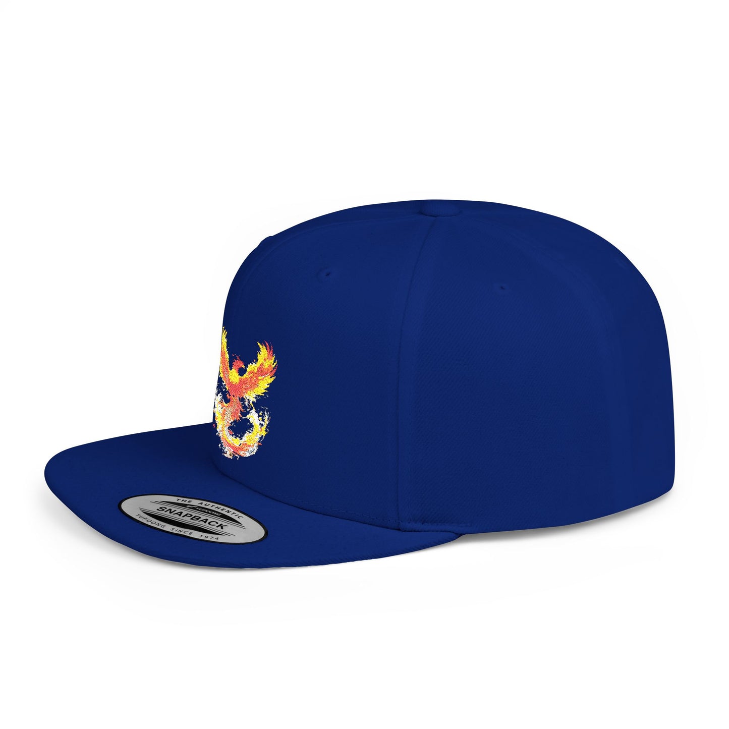 Phoenix Fire Flat Bill Snapback Hat - Stylish & Bold Cap for Trendsetters