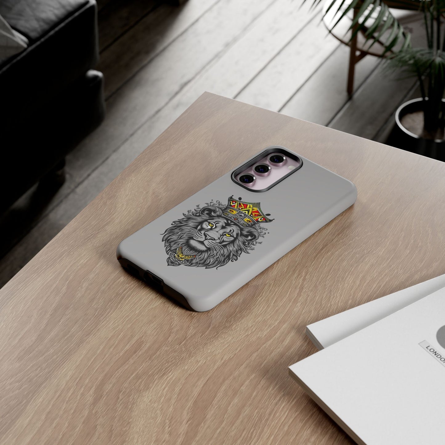 Lion King Phone Case - Tough Cases with Royal Crown Design