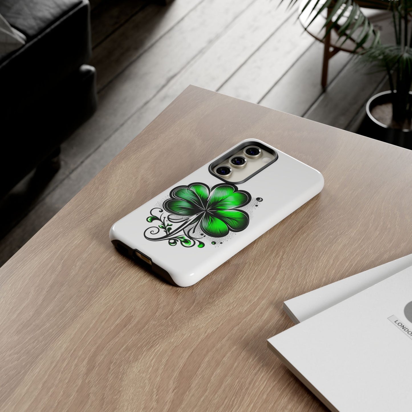 St. Patrick's Day Shamrock Phone Case - Tough & Stylish