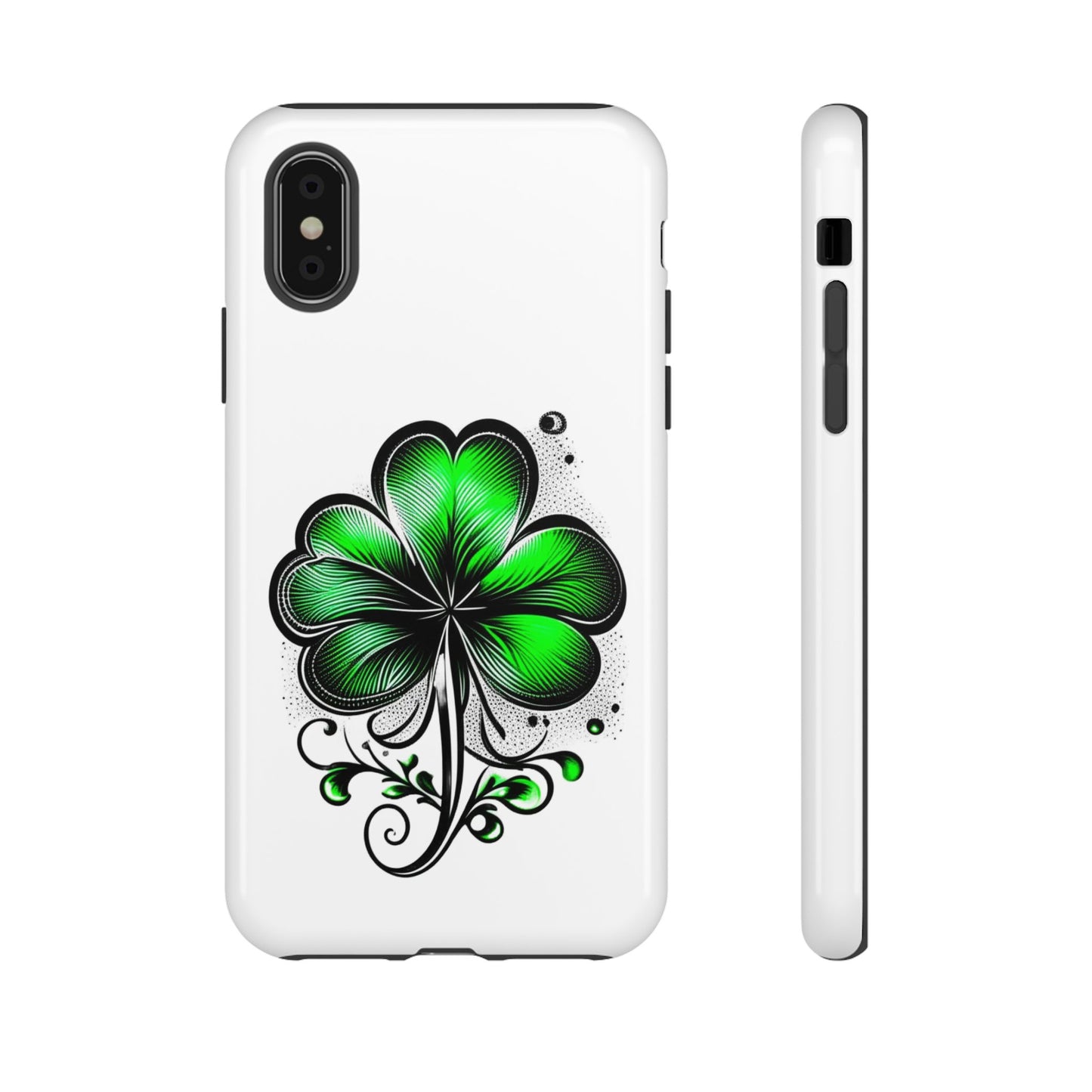 St. Patrick's Day Shamrock Phone Case - Tough & Stylish