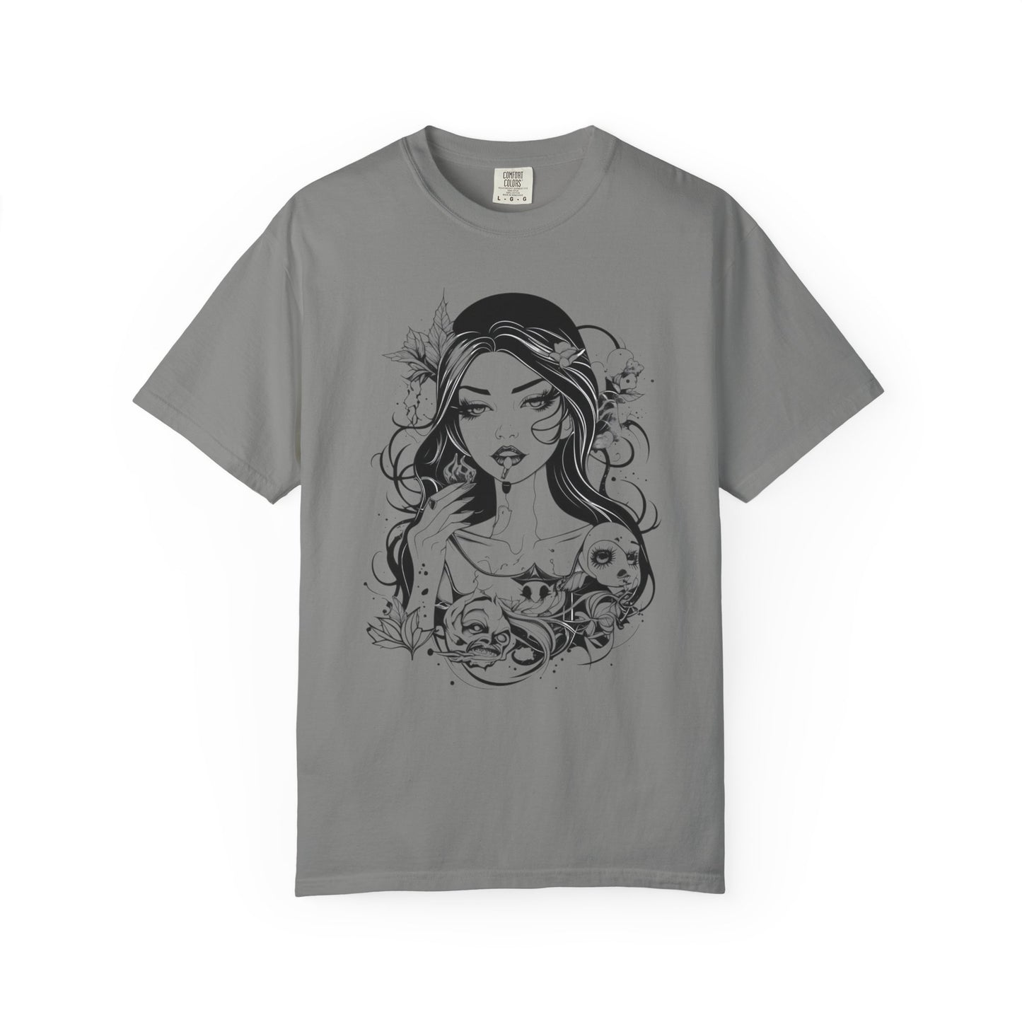 Edgy Graphic T-Shirt, Vintage Style, Boho Chic Art, Unique Gift for Her, Festival Fashion, Summer Vibes, Casual Wear