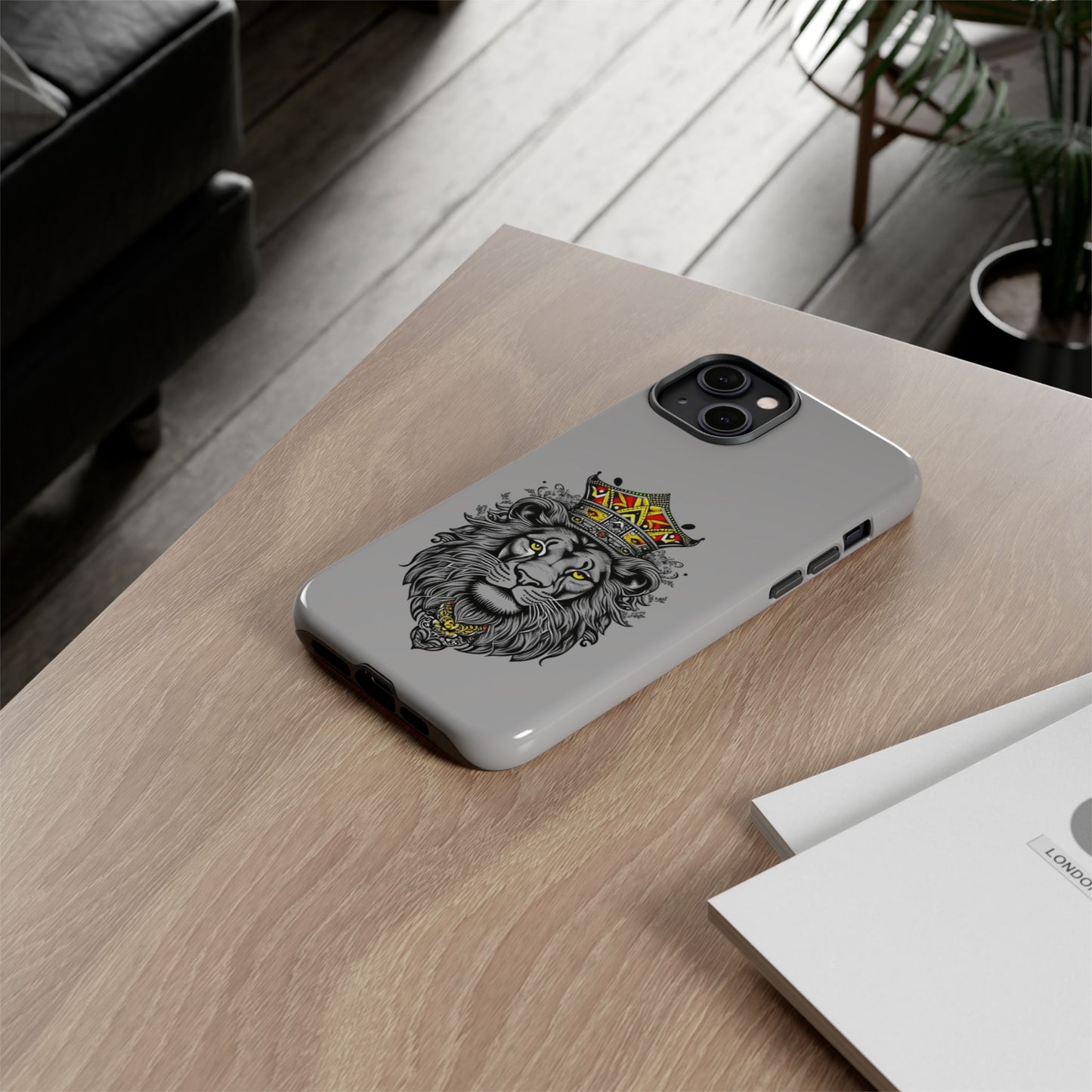 Lion King Phone Case - Tough Cases with Royal Crown Design