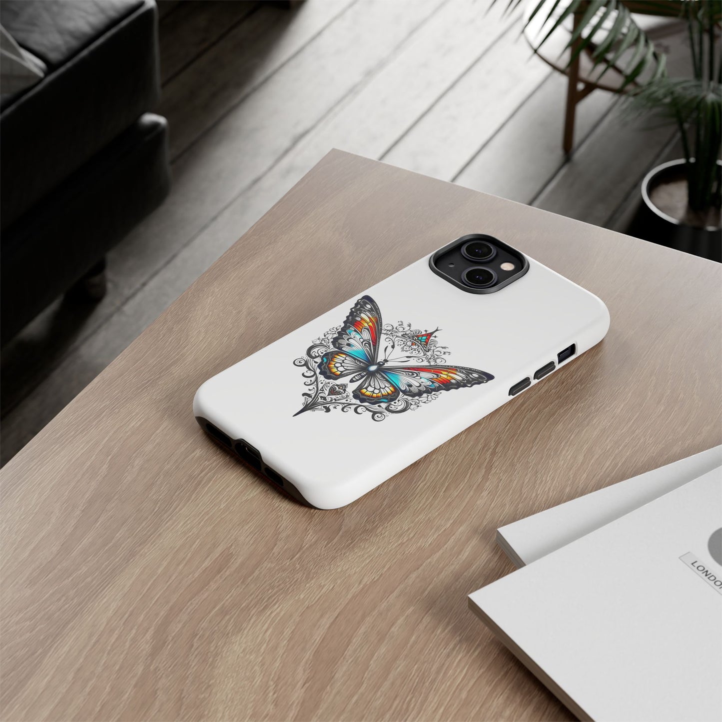 Butterfly Tough Case - Stylish Phone Protection