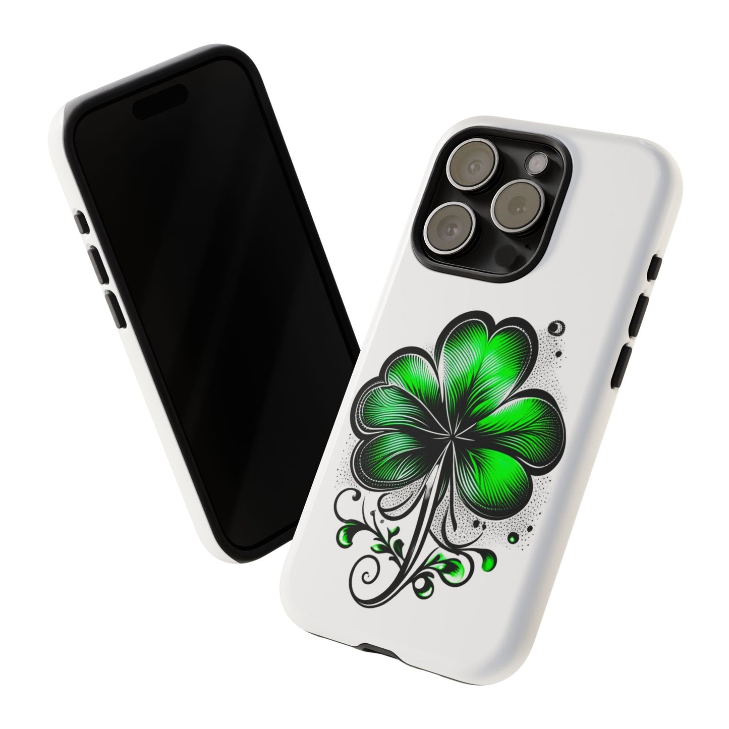St. Patrick's Day Shamrock Phone Case - Tough & Stylish