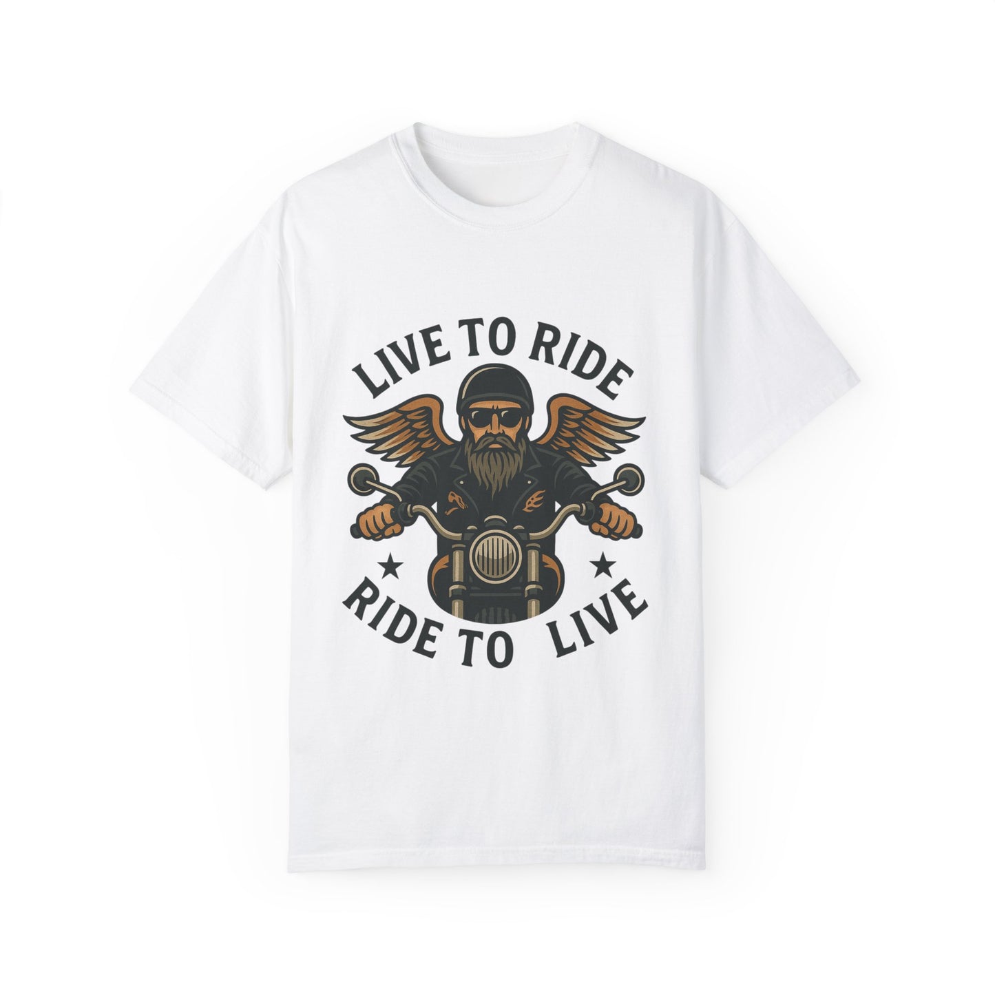 Live to Ride Motorcycle Unisex T-Shirt - Perfect for Bikers and Adventure Lovers