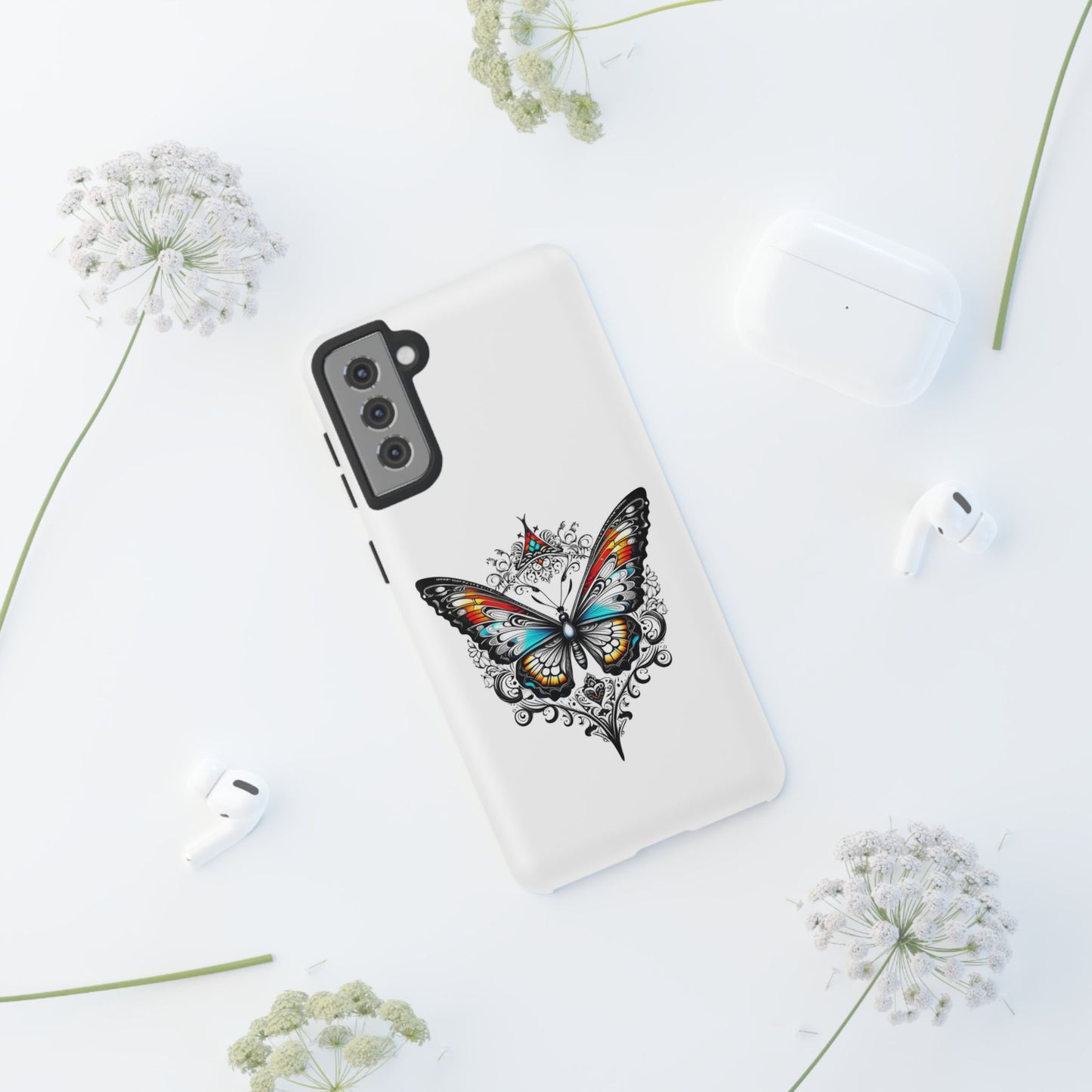 Butterfly Tough Case - Stylish Phone Protection