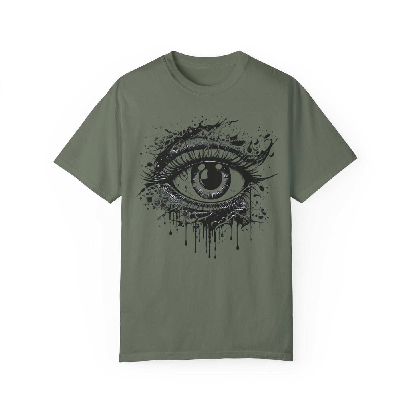 Eye-See-You Unisex Garment-Dyed T-Shirt - Artistic Graphic Tee for Creative Souls-eye