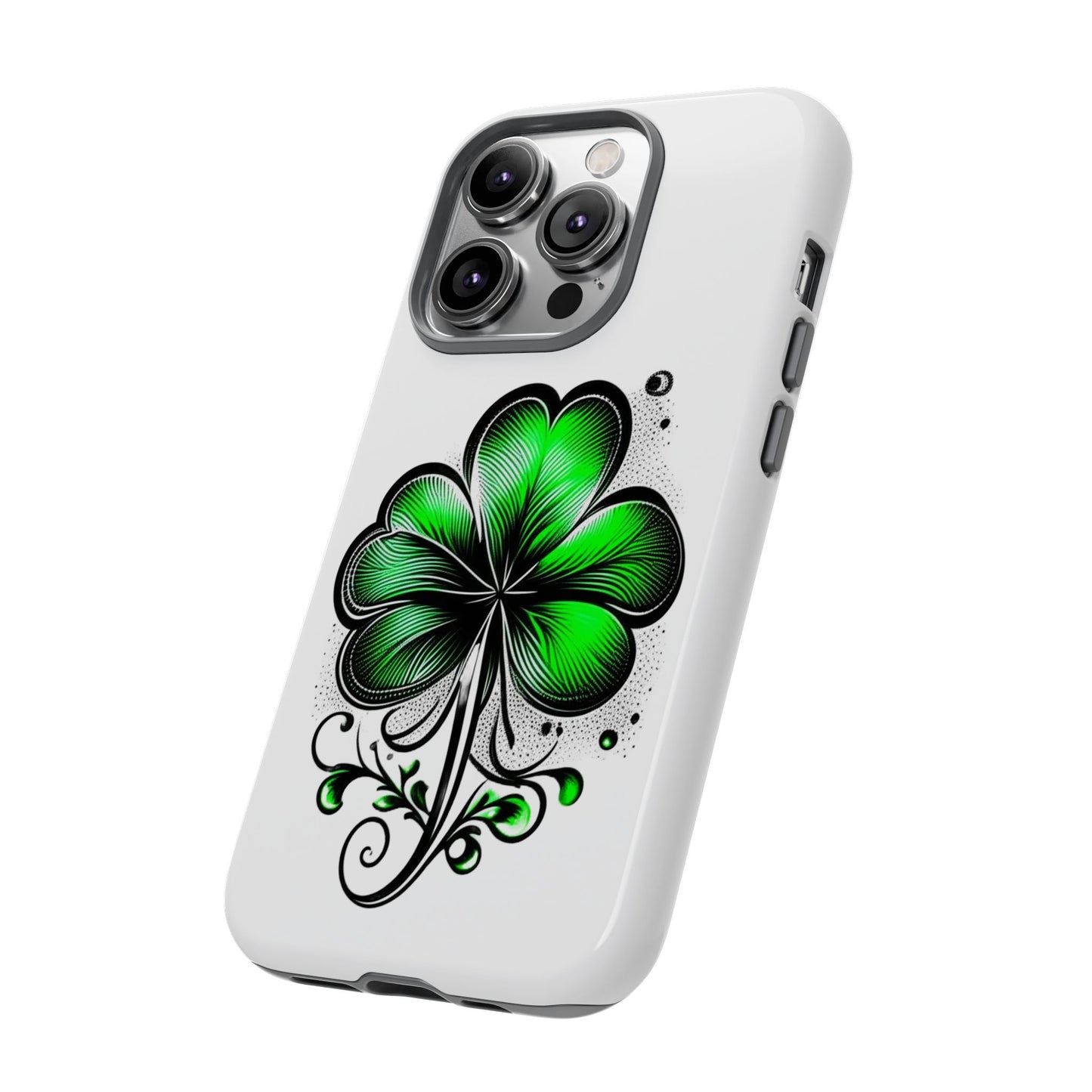 St. Patrick's Day Shamrock Phone Case - Tough & Stylish