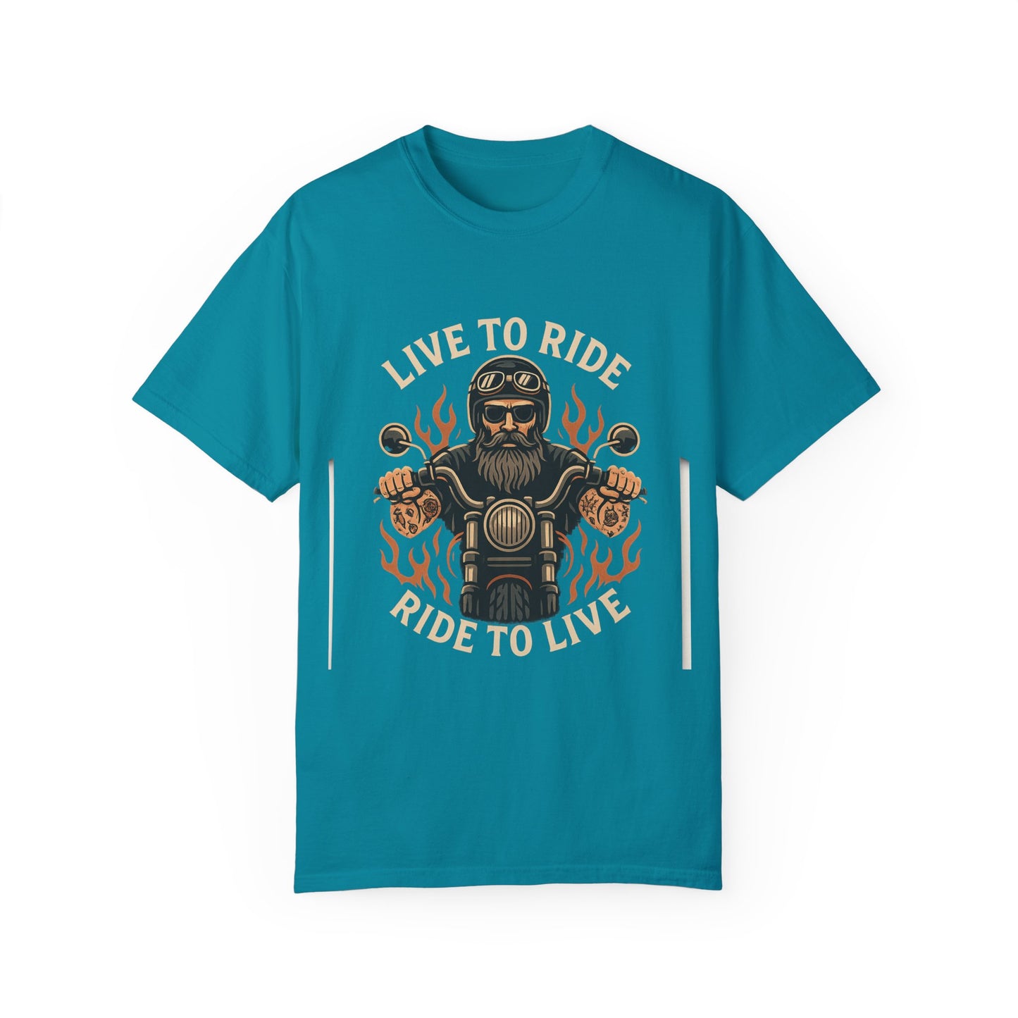 Live to Ride Graphic Unisex T-Shirt - Perfect for Bikers and Outdoors Enthusiasts