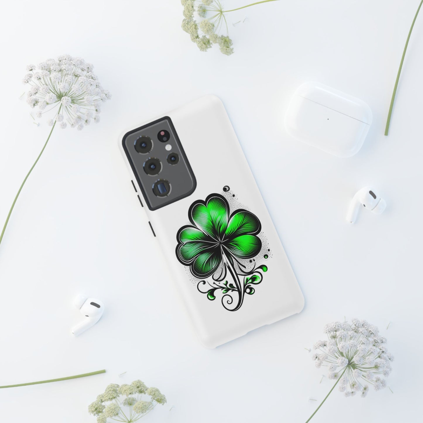 St. Patrick's Day Shamrock Phone Case - Tough & Stylish