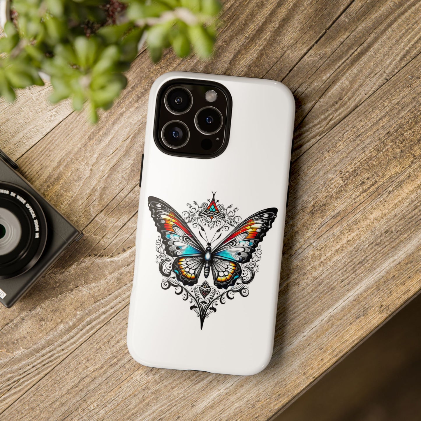 Butterfly Tough Case - Stylish Phone Protection