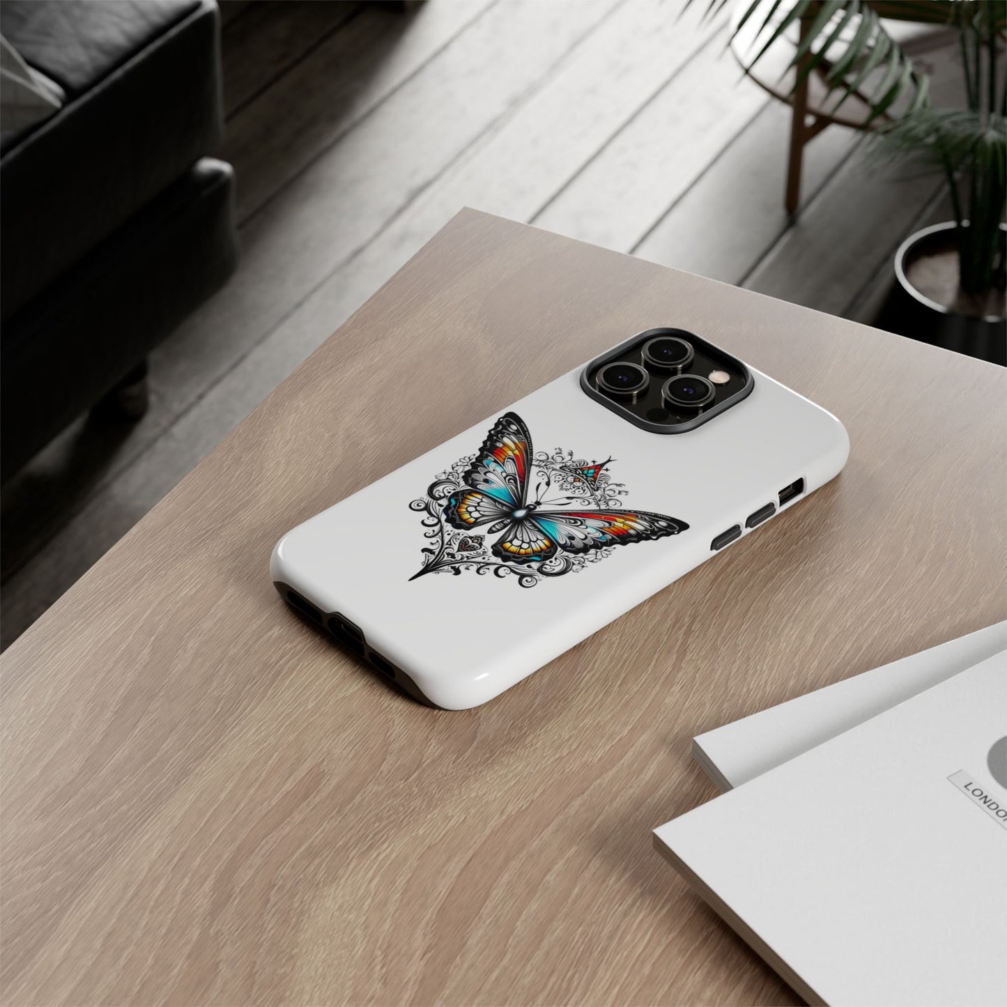 Butterfly Tough Case - Stylish Phone Protection
