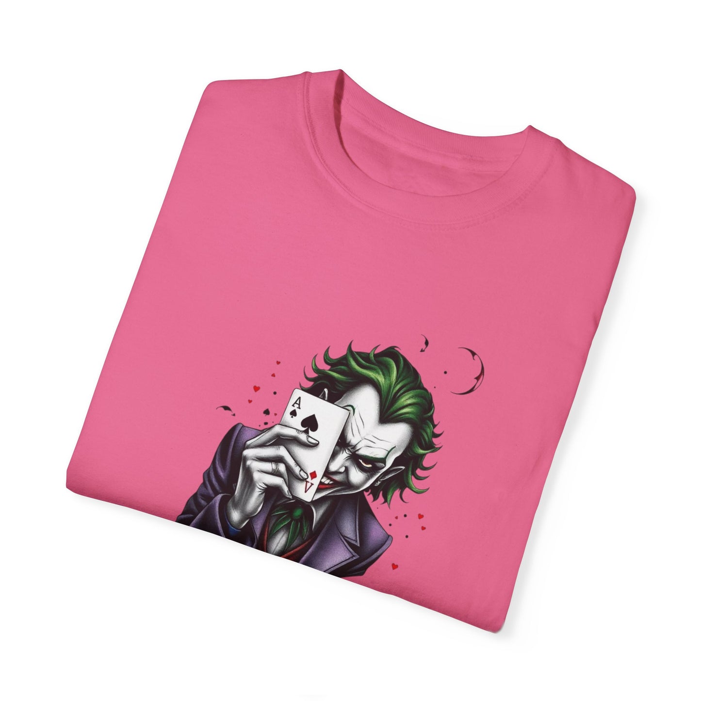 "Joker T-Shirt – Bold Graphic Tee for DC Comics & Supervillain Fans"