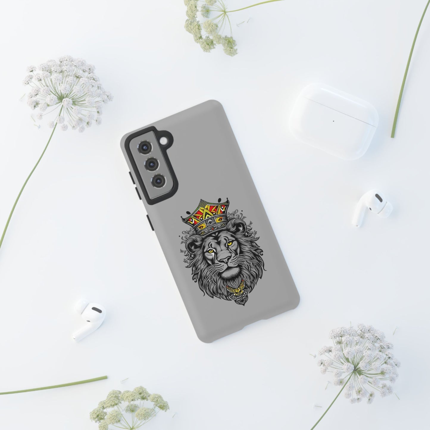 Lion King Phone Case - Tough Cases with Royal Crown Design
