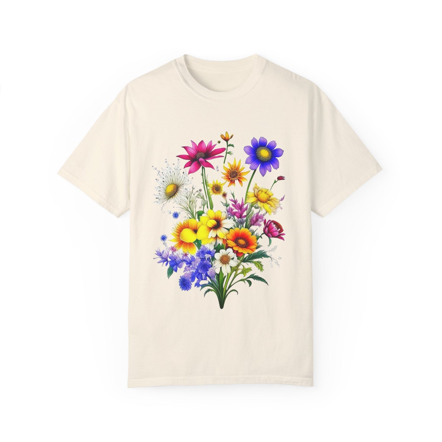 Floral Bouquet Unisex T-Shirt – Perfect for Spring Celebrations