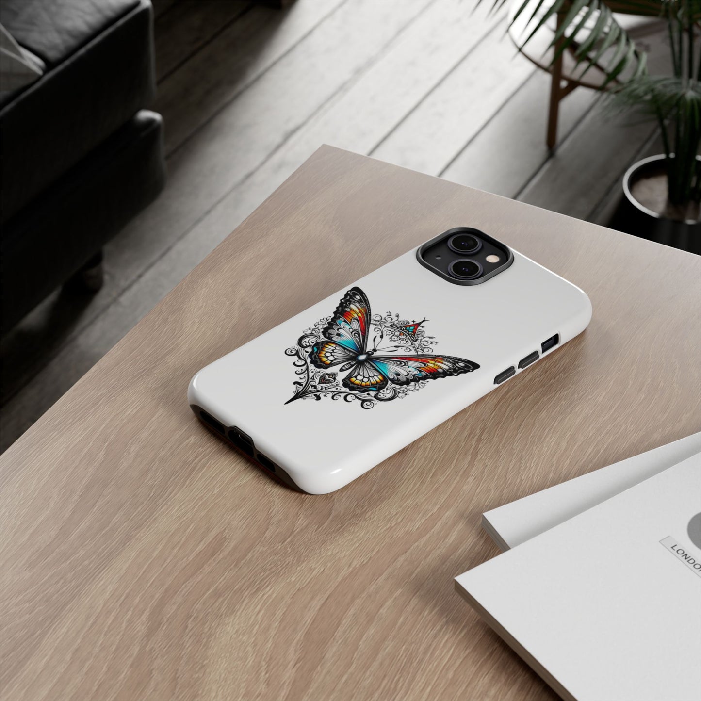 Butterfly Tough Case - Stylish Phone Protection