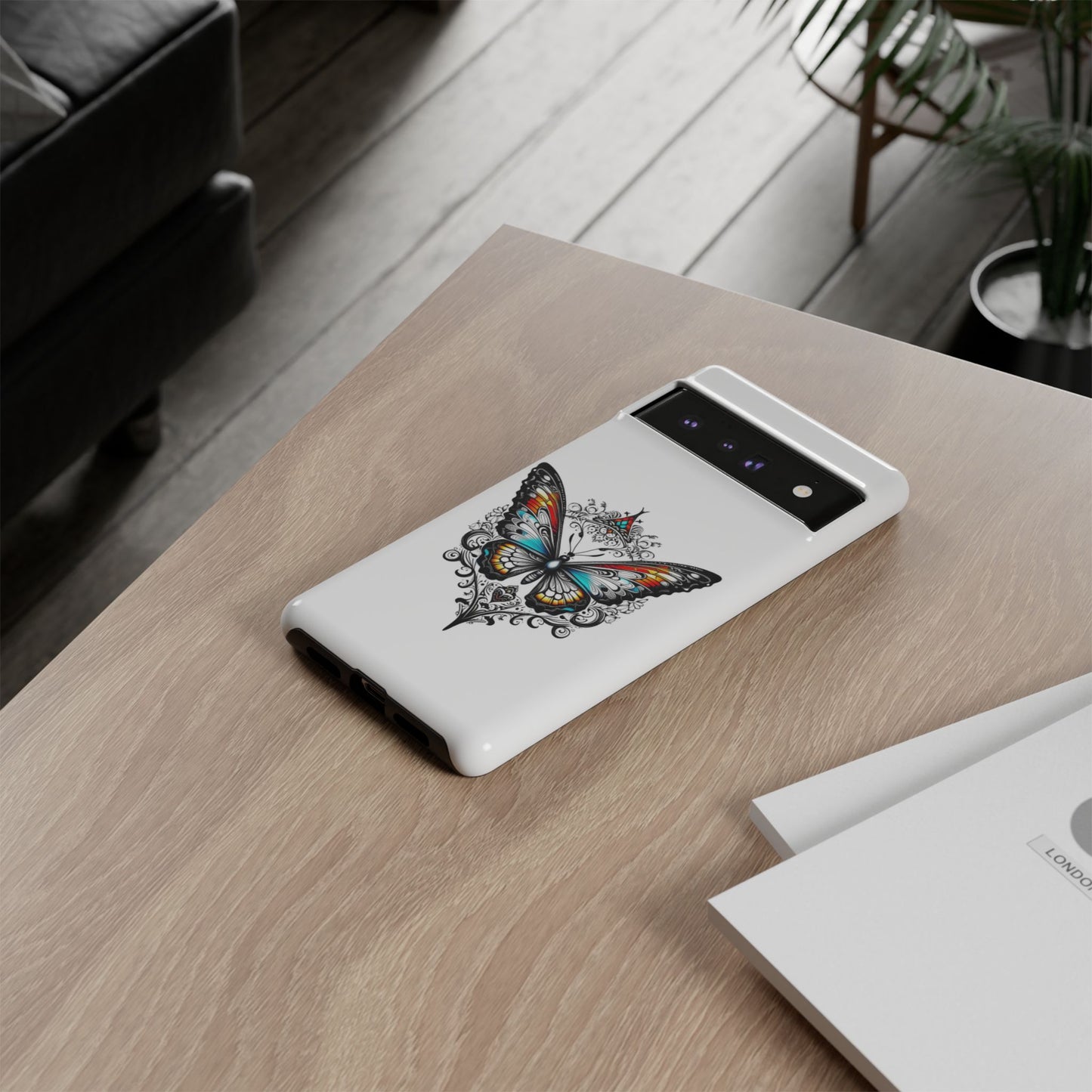 Butterfly Tough Case - Stylish Phone Protection