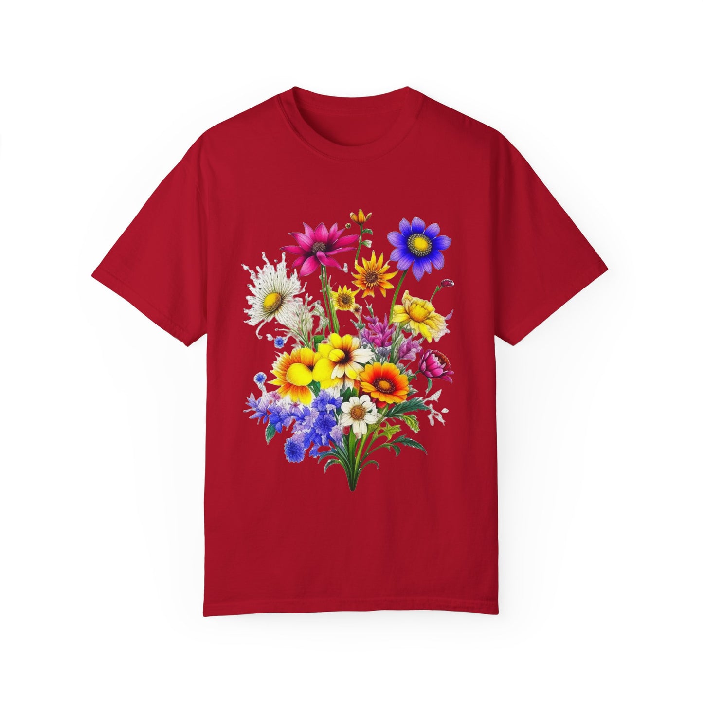 Floral Bouquet Unisex T-Shirt – Perfect for Spring Celebrations