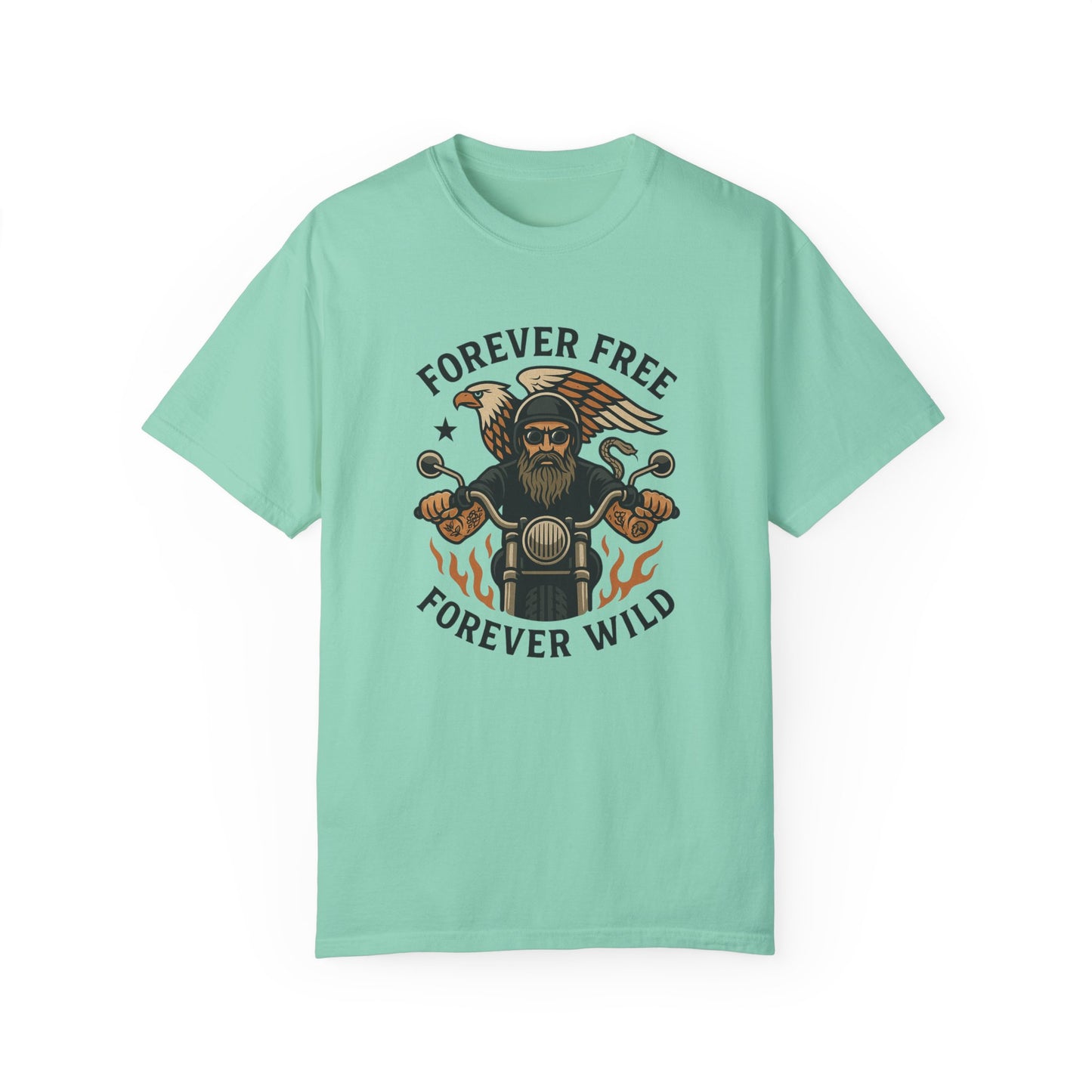 Forever Free Wild Unisex Garment-Dyed T-Shirt