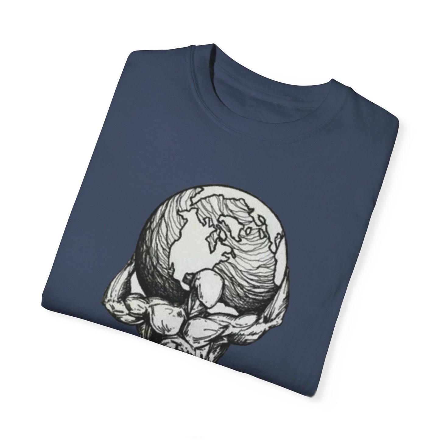 Atlas Earth Graphic Unisex T-Shirt - Comfortable Casual Wear for Nature Lovers