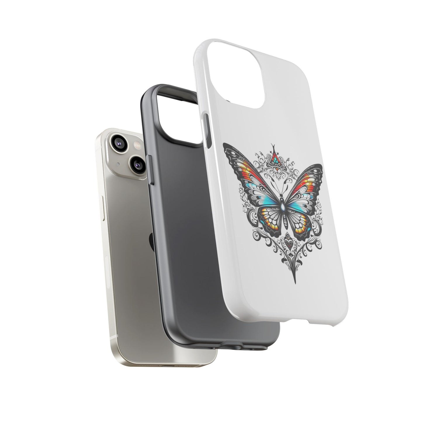 Butterfly Tough Case - Stylish Phone Protection