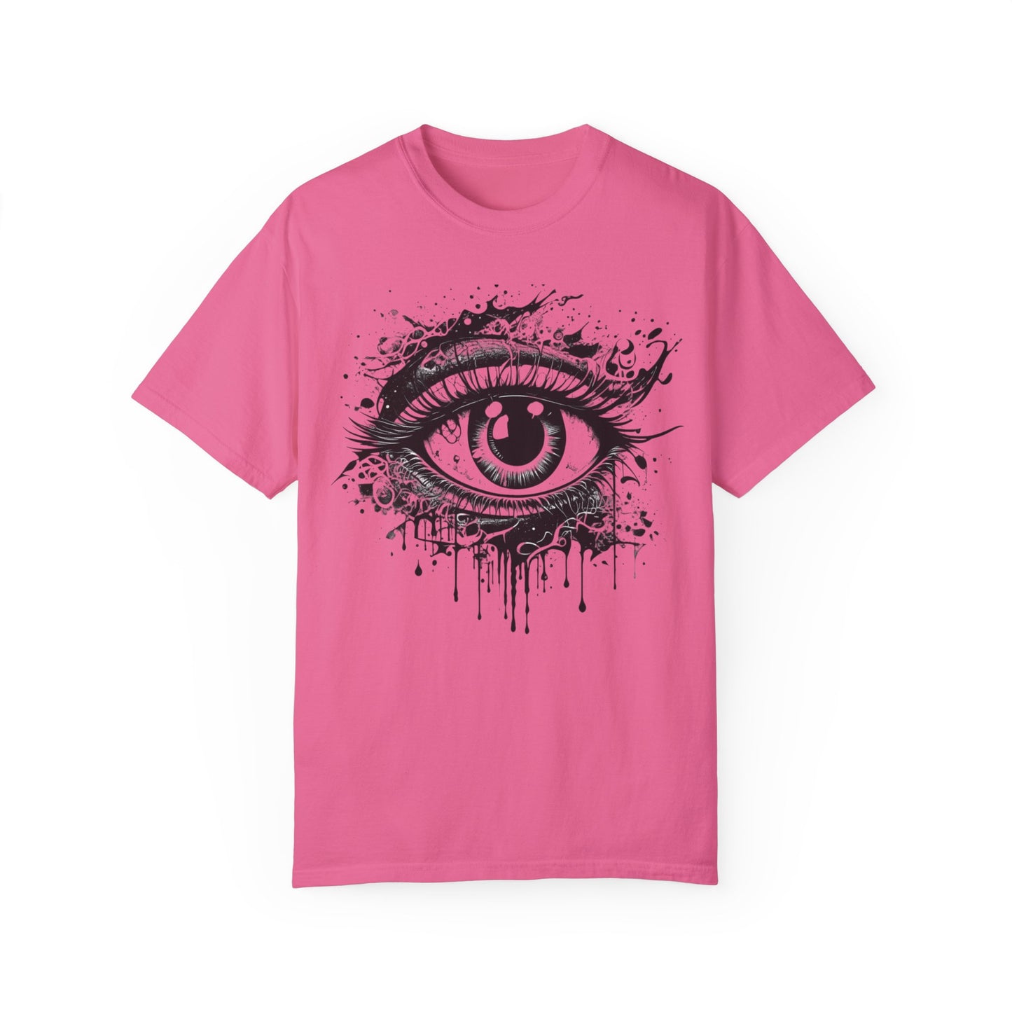 Eye-See-You Unisex Garment-Dyed T-Shirt - Artistic Graphic Tee for Creative Souls-eye