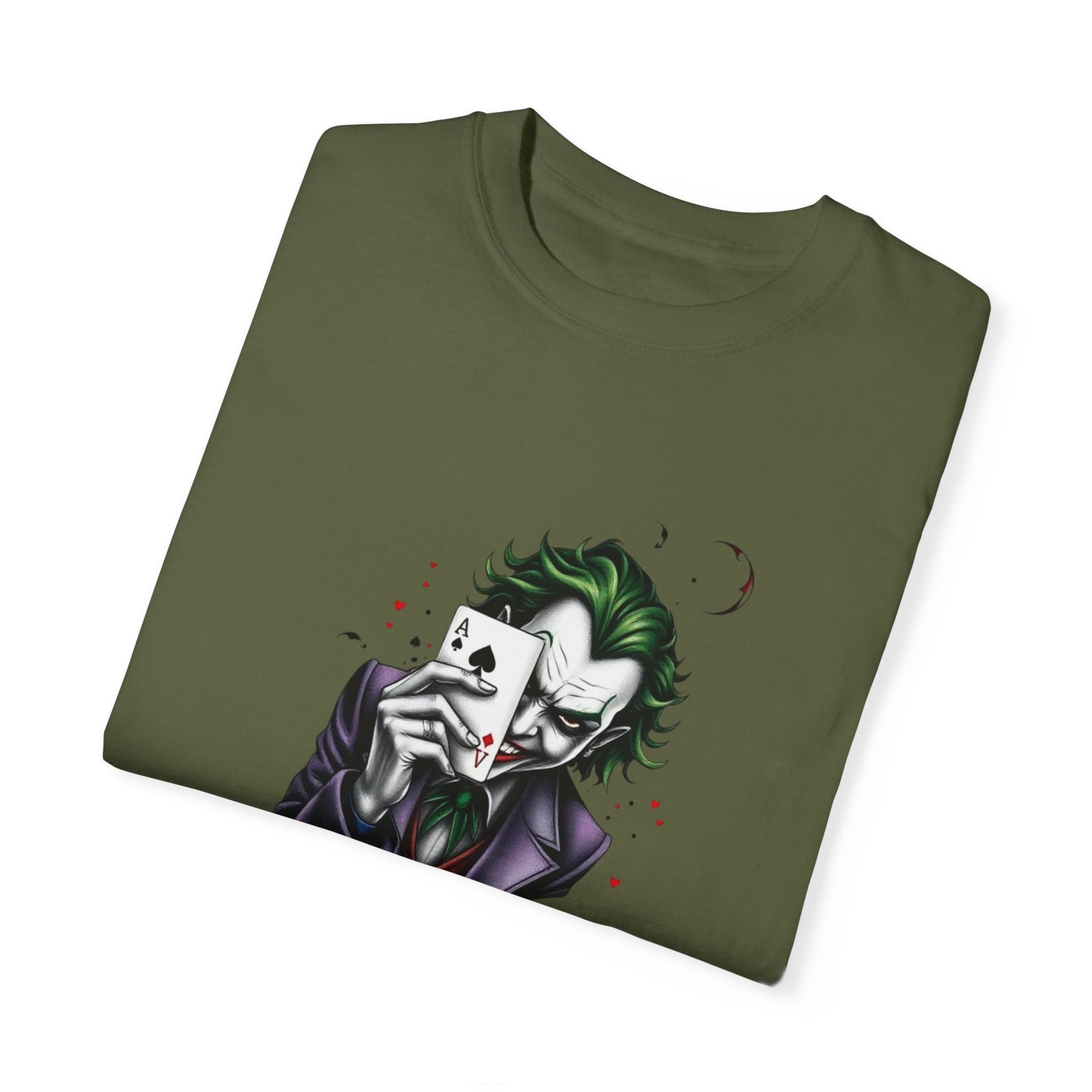 "Joker T-Shirt – Bold Graphic Tee for DC Comics & Supervillain Fans"