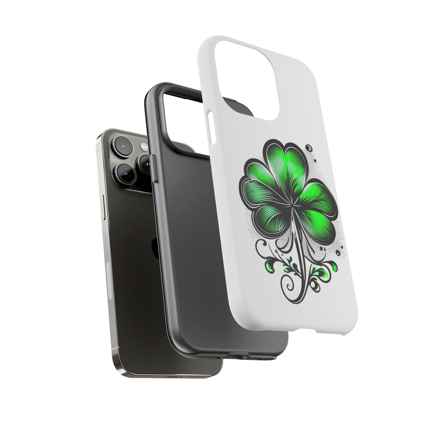 St. Patrick's Day Shamrock Phone Case - Tough & Stylish