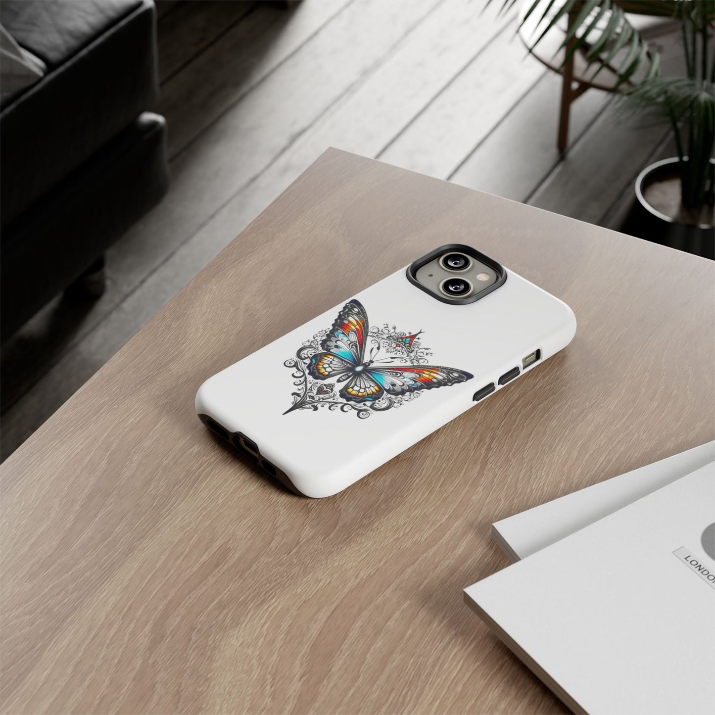 Butterfly Tough Case - Stylish Phone Protection
