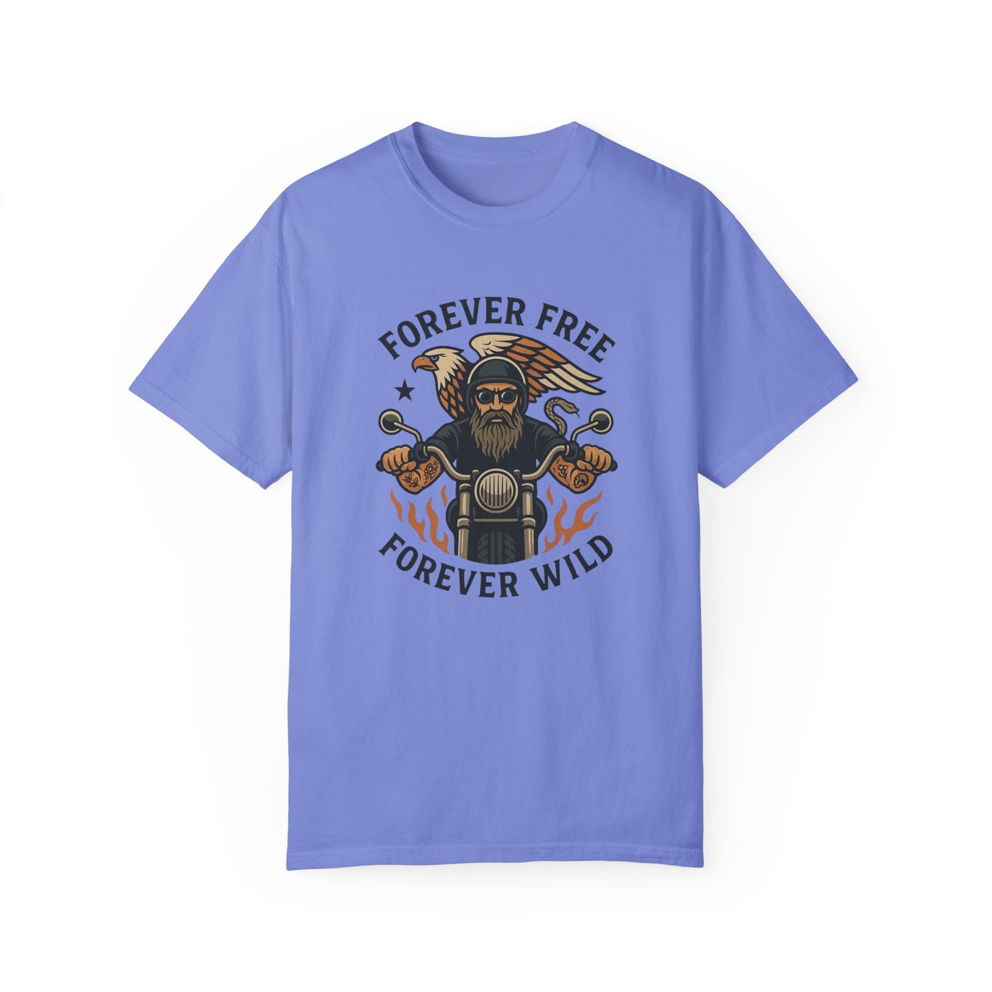 Forever Free Wild Unisex Garment-Dyed T-Shirt