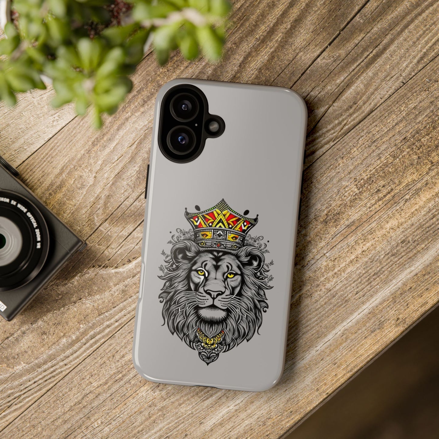 Lion King Phone Case - Tough Cases with Royal Crown Design