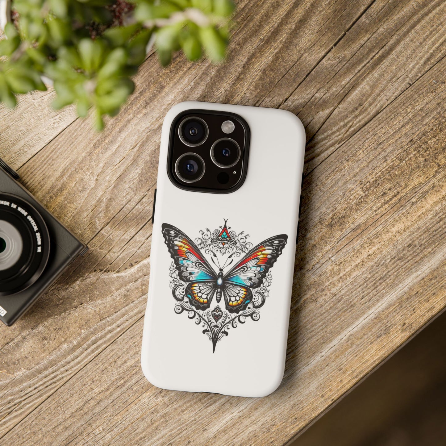 Butterfly Tough Case - Stylish Phone Protection