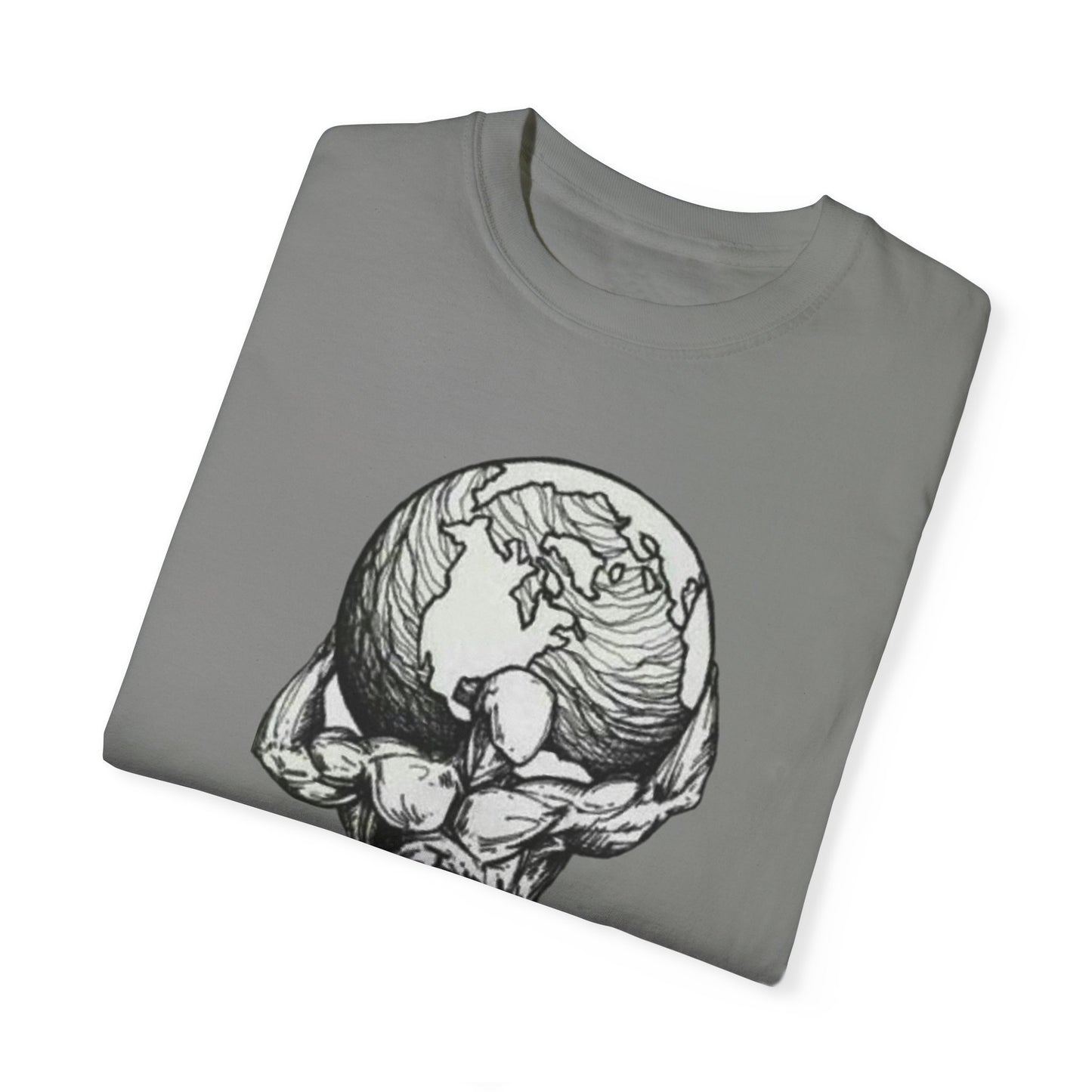 Atlas Earth Graphic Unisex T-Shirt - Comfortable Casual Wear for Nature Lovers