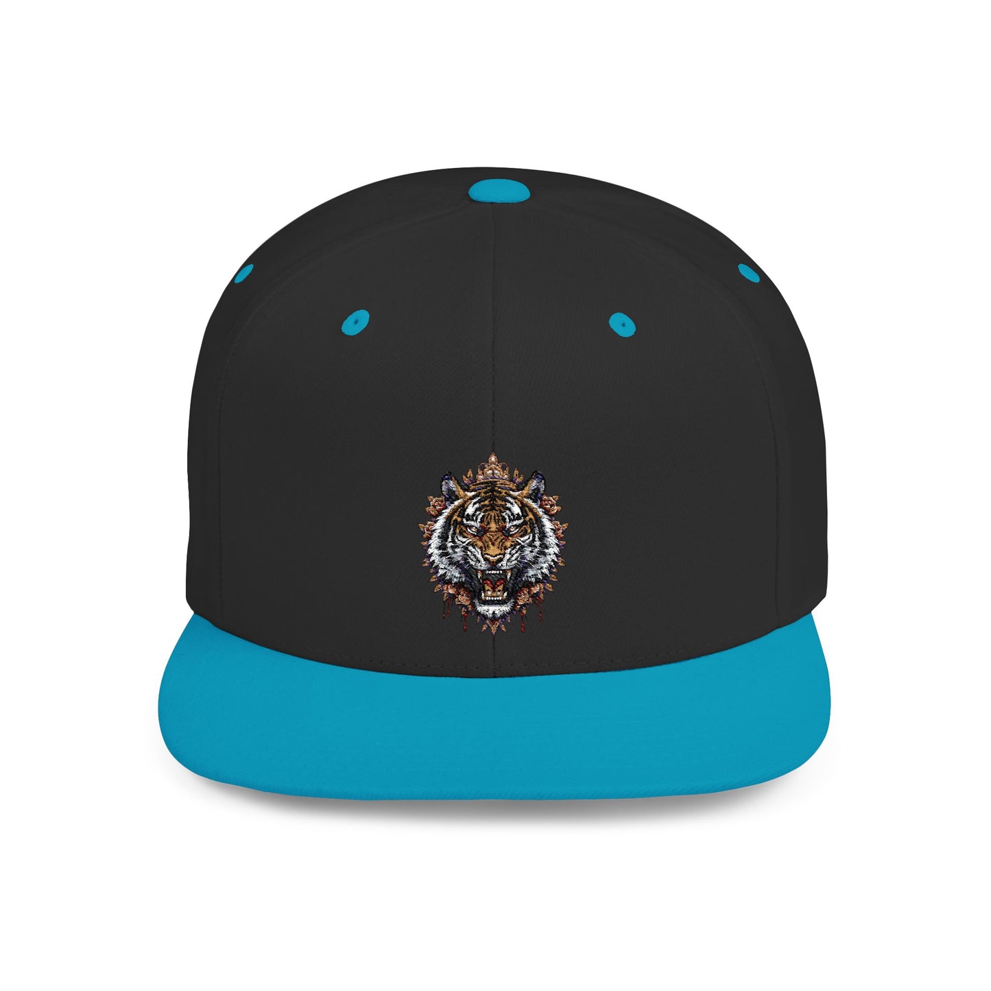 Flat Bill Snapback-Traditional tiger