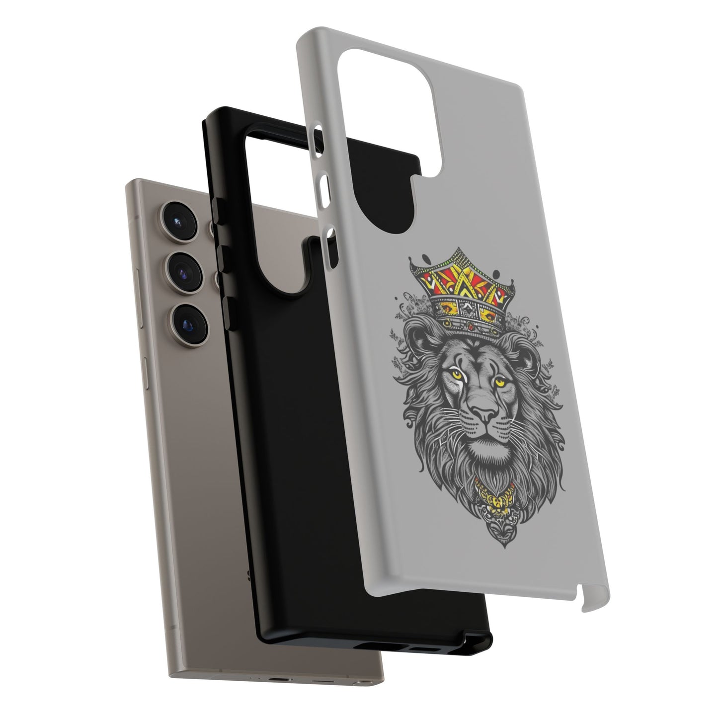 Lion King Phone Case - Tough Cases with Royal Crown Design
